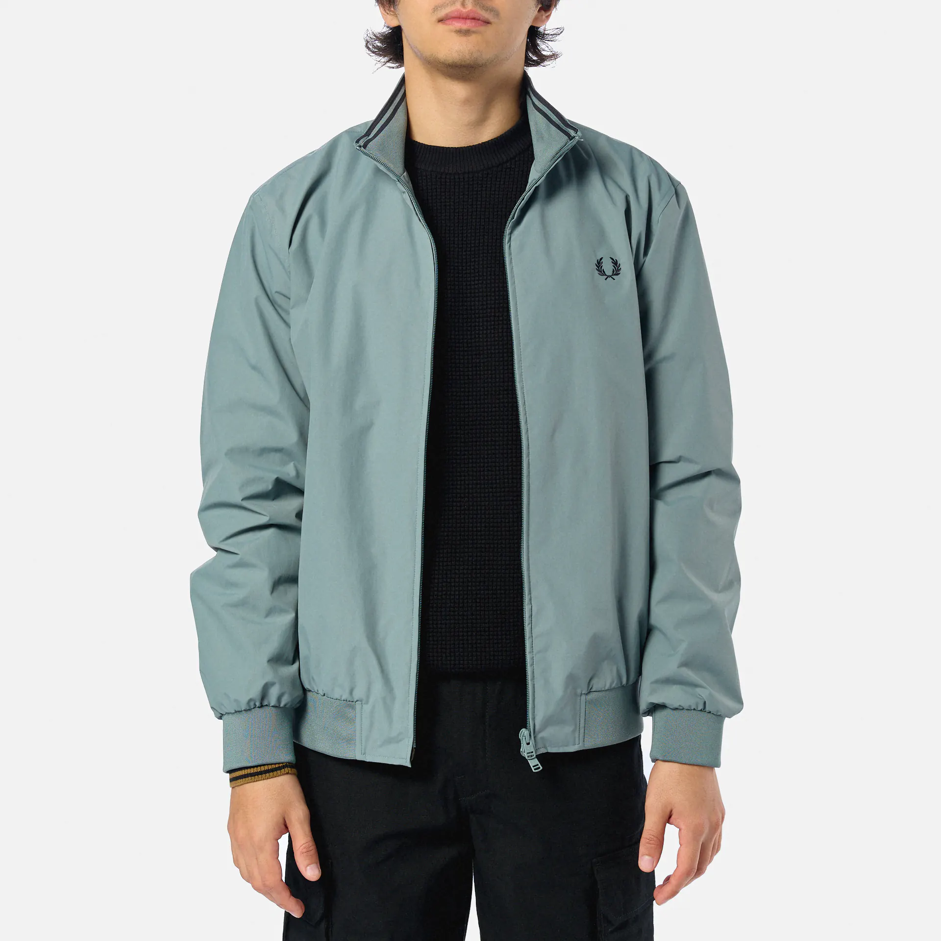 Fred Perry Brentham Jacket Stockport Blue