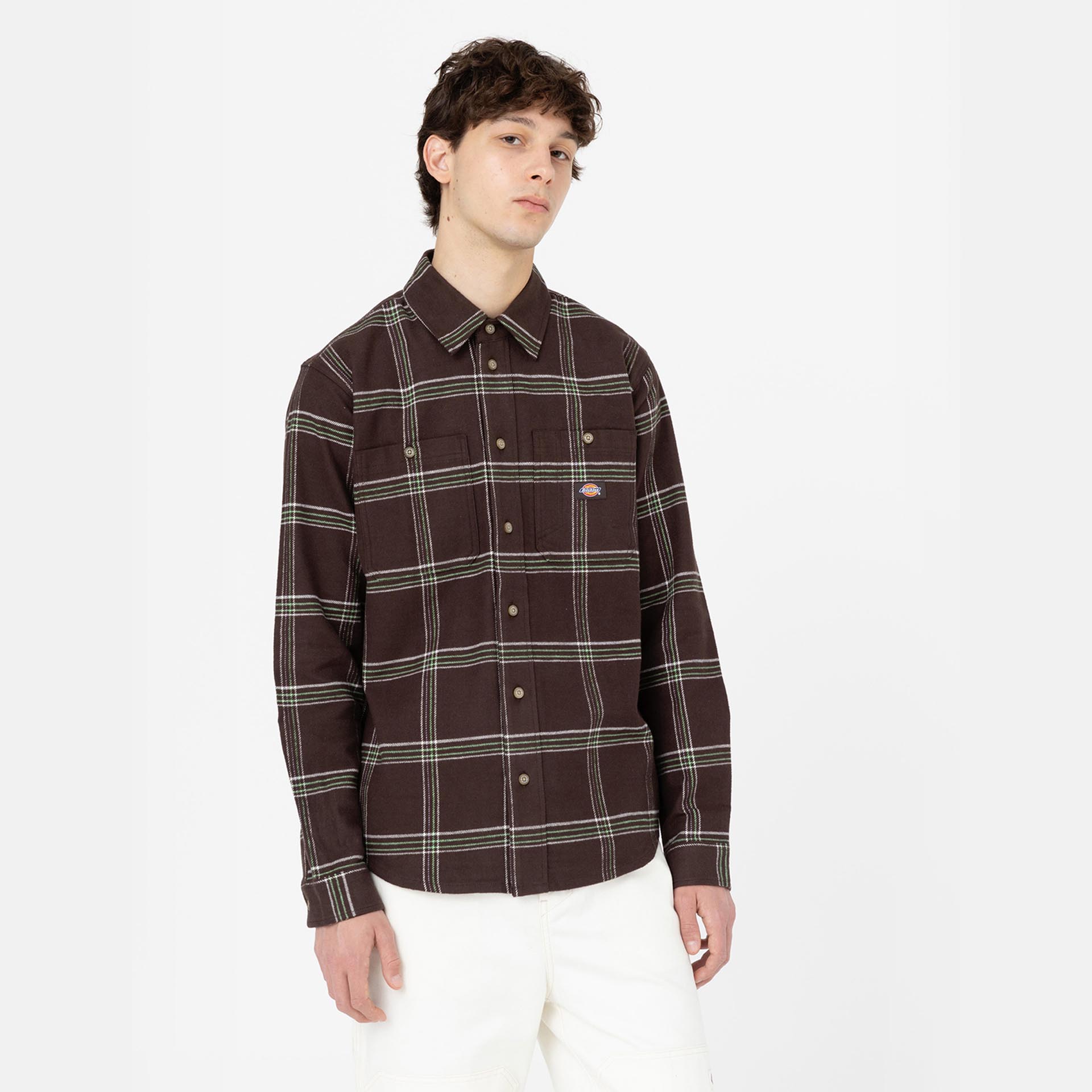 Dickies Warrenton Shirt Dark Brown