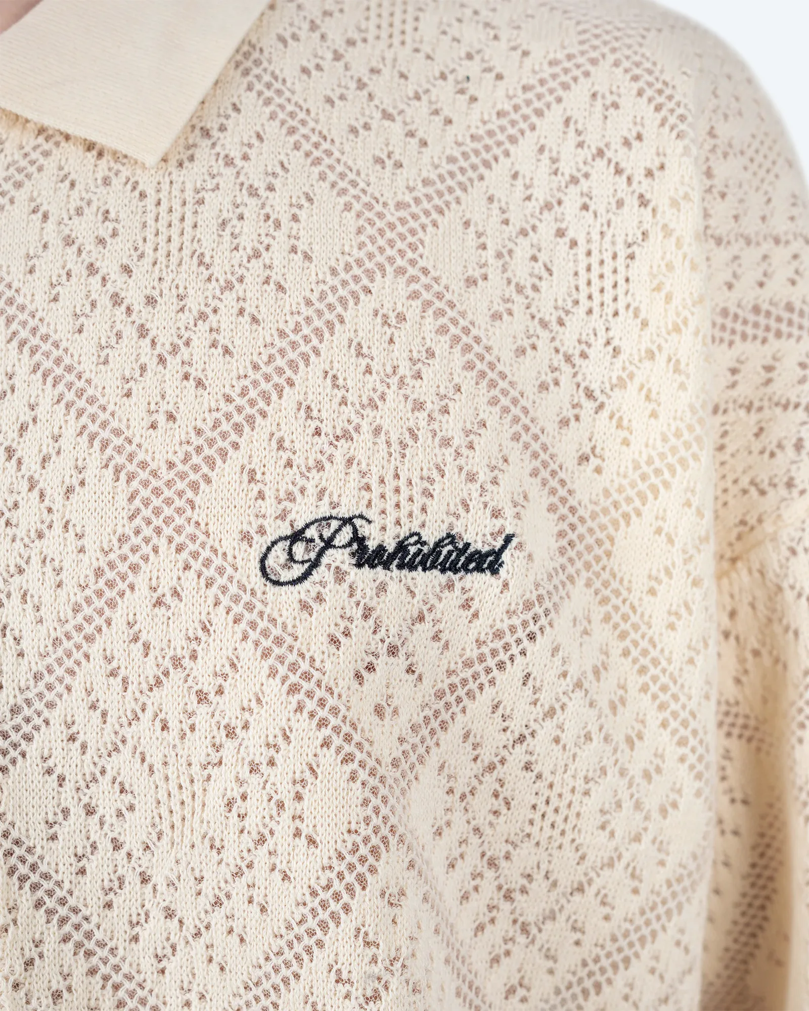 Silent Bay Lace Shirt White