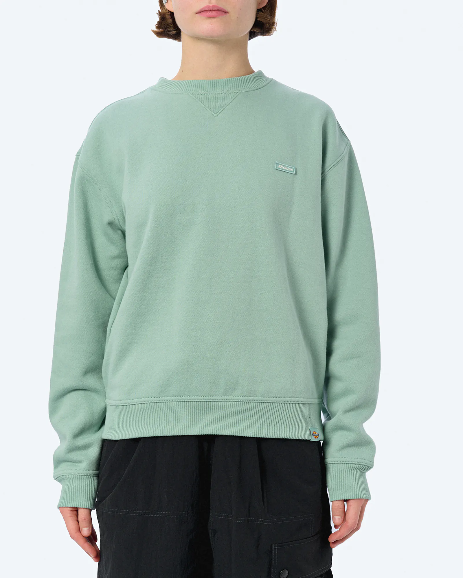 Dickies Clancy Sweatshirt Blue Surf  Dickies Clancy Sweatshirt Blue Surf