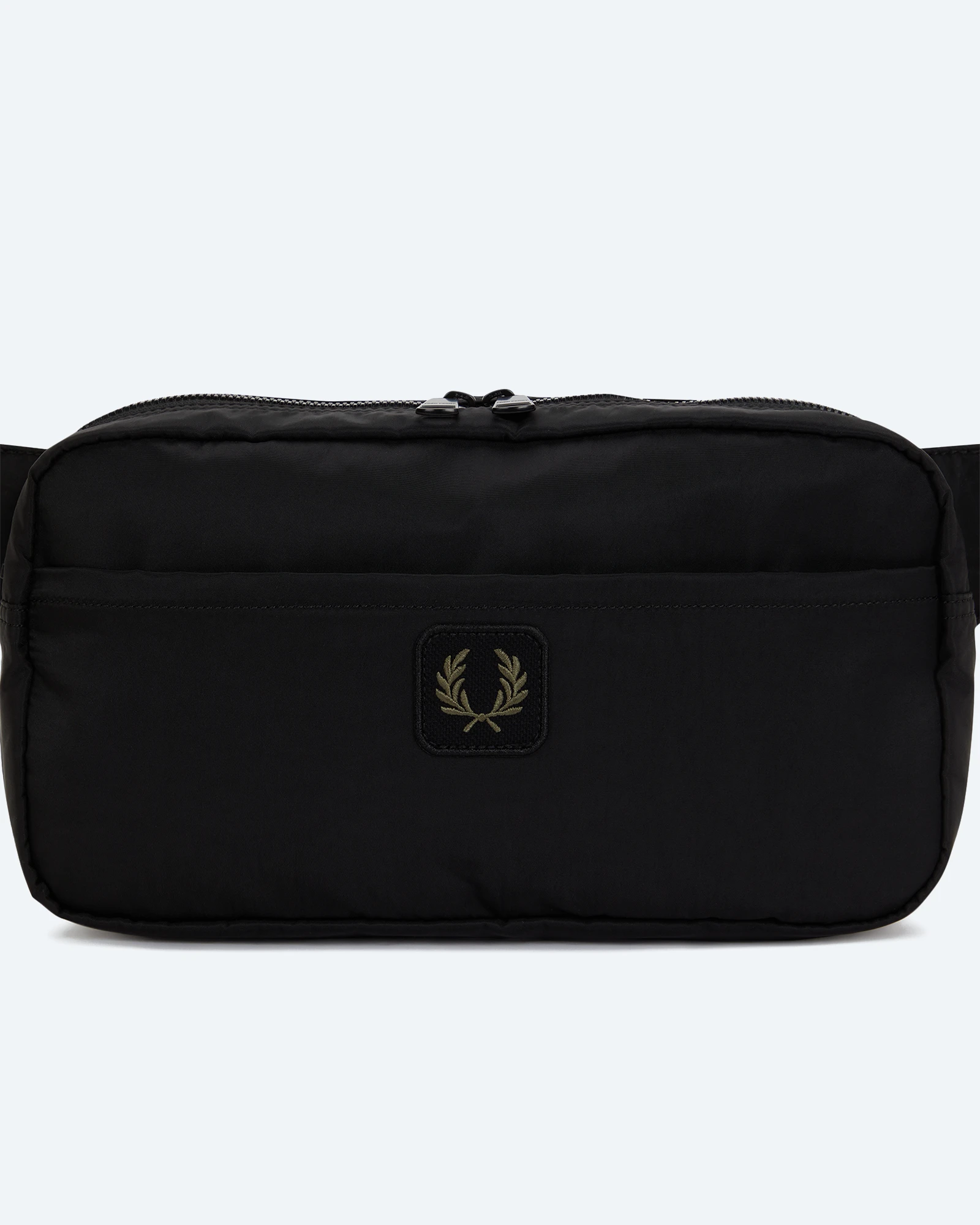 Crinkle Nylon Crossbody Bag Black