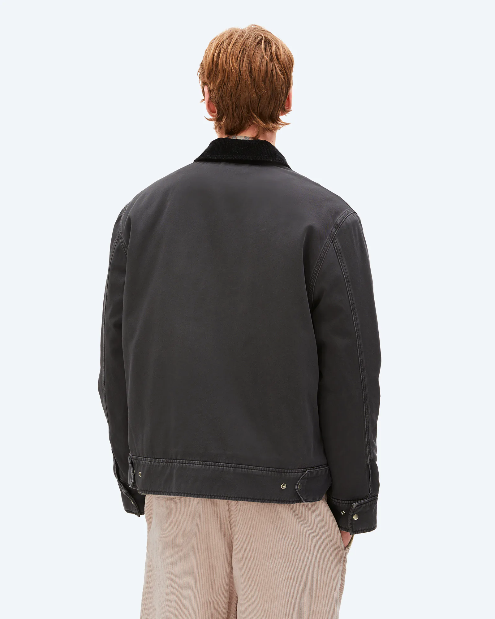 Padded Cotton Jacket Dark Steel