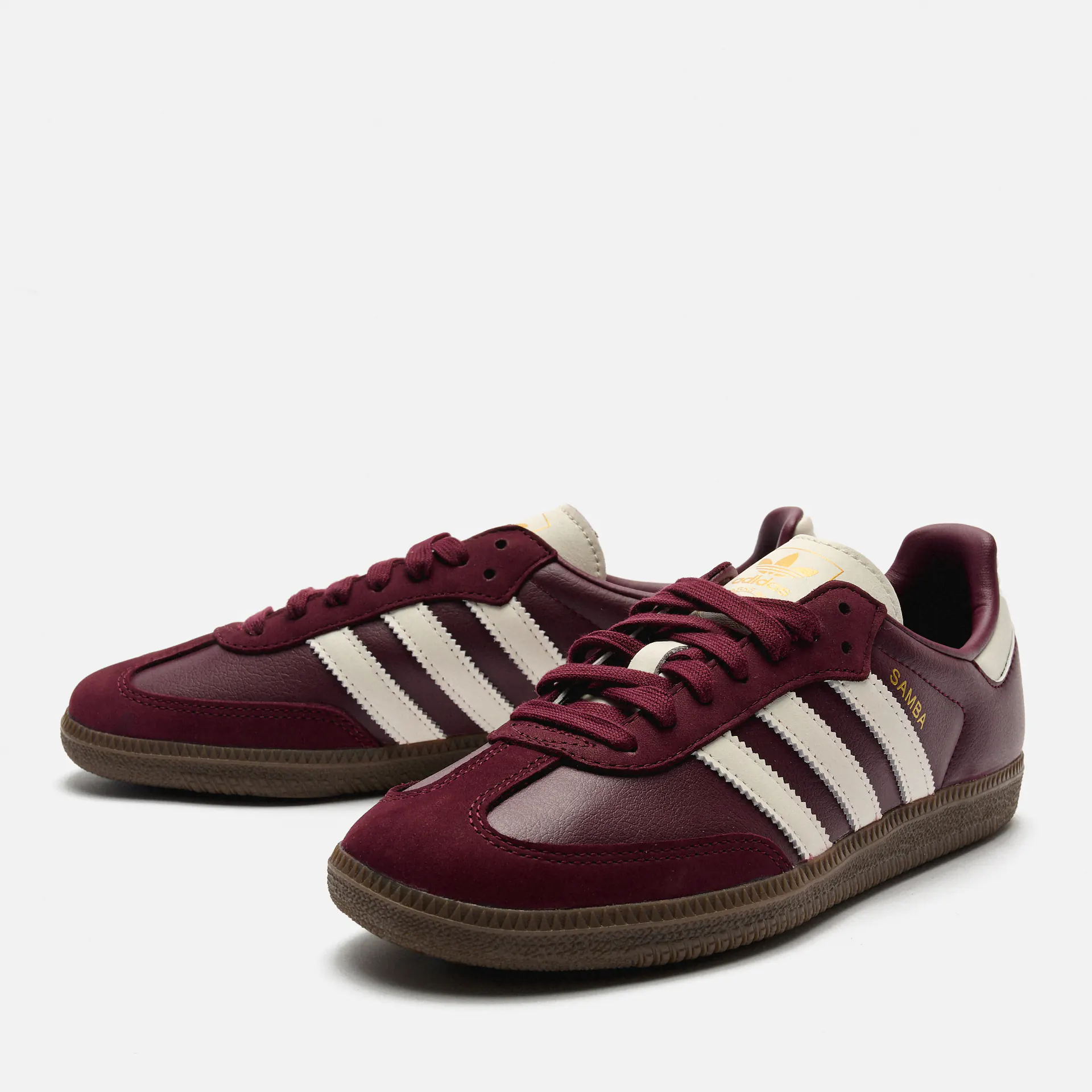 adidas Originals Samba Sneaker OG W Maroon/White/Gum