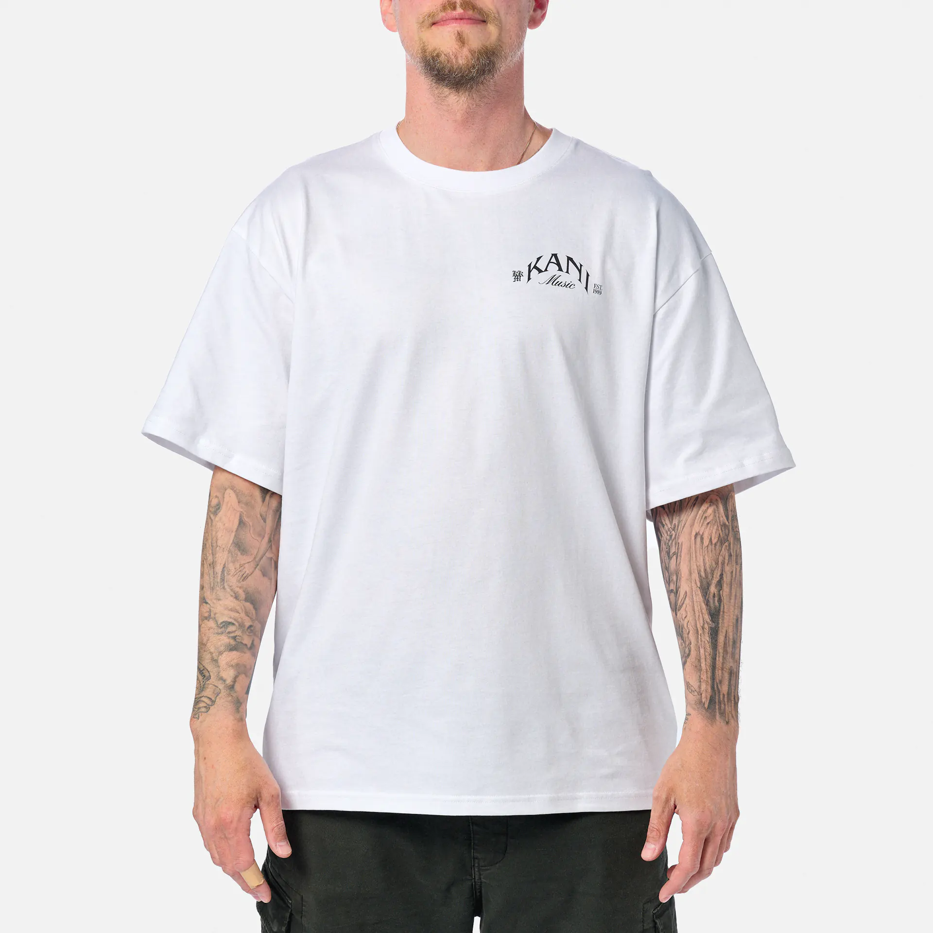 Karl Kani Palm Print T-Shirt White