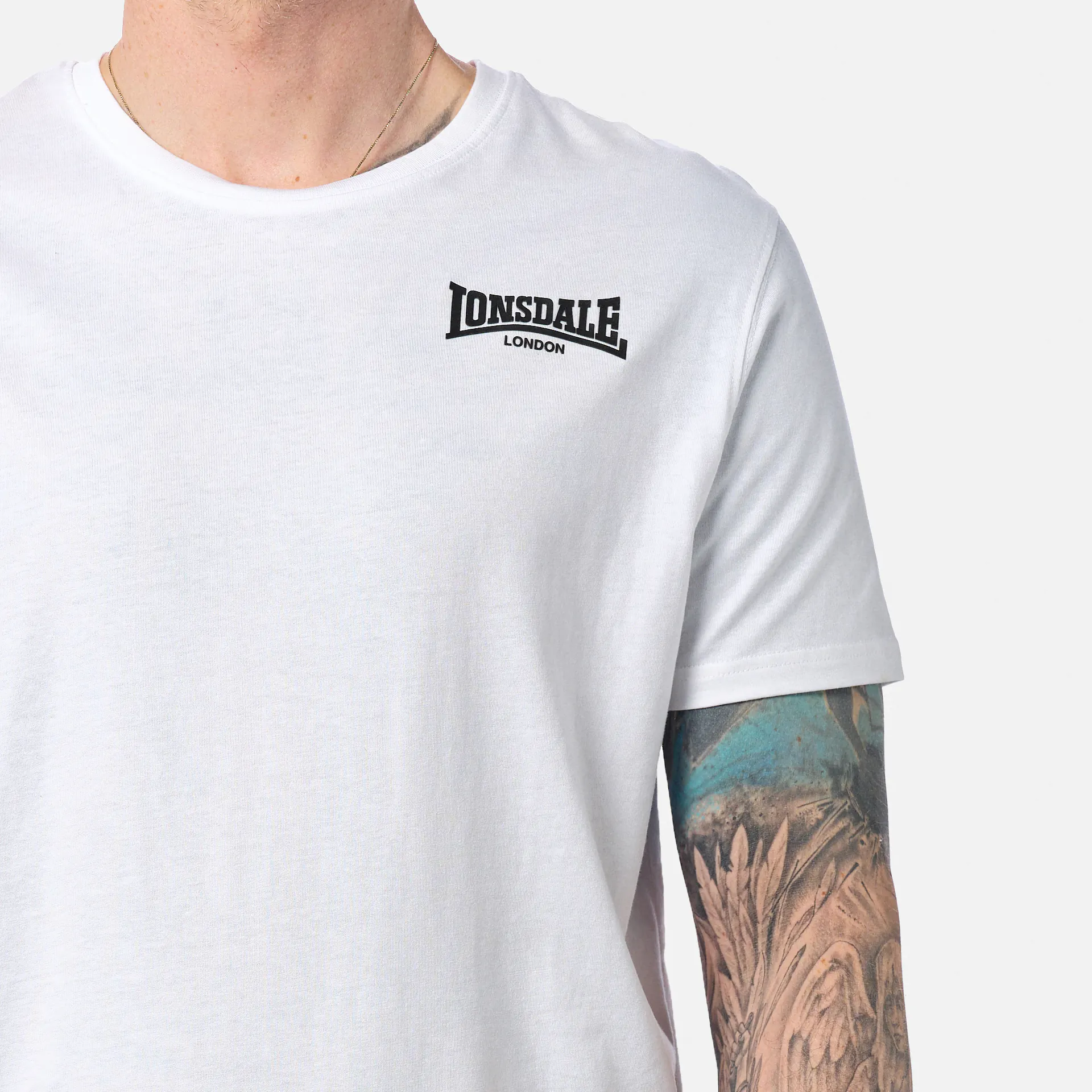 Lonsdale ELMDON T-Shirt White/Black