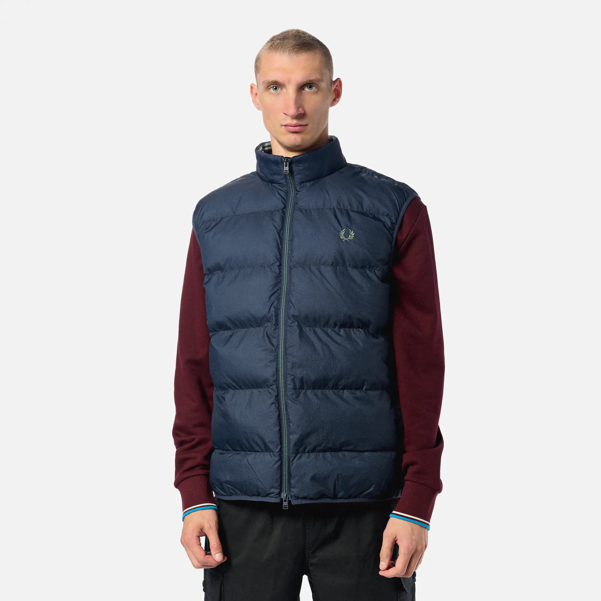 Fred Perry Insulated Gilet Dark Airforce