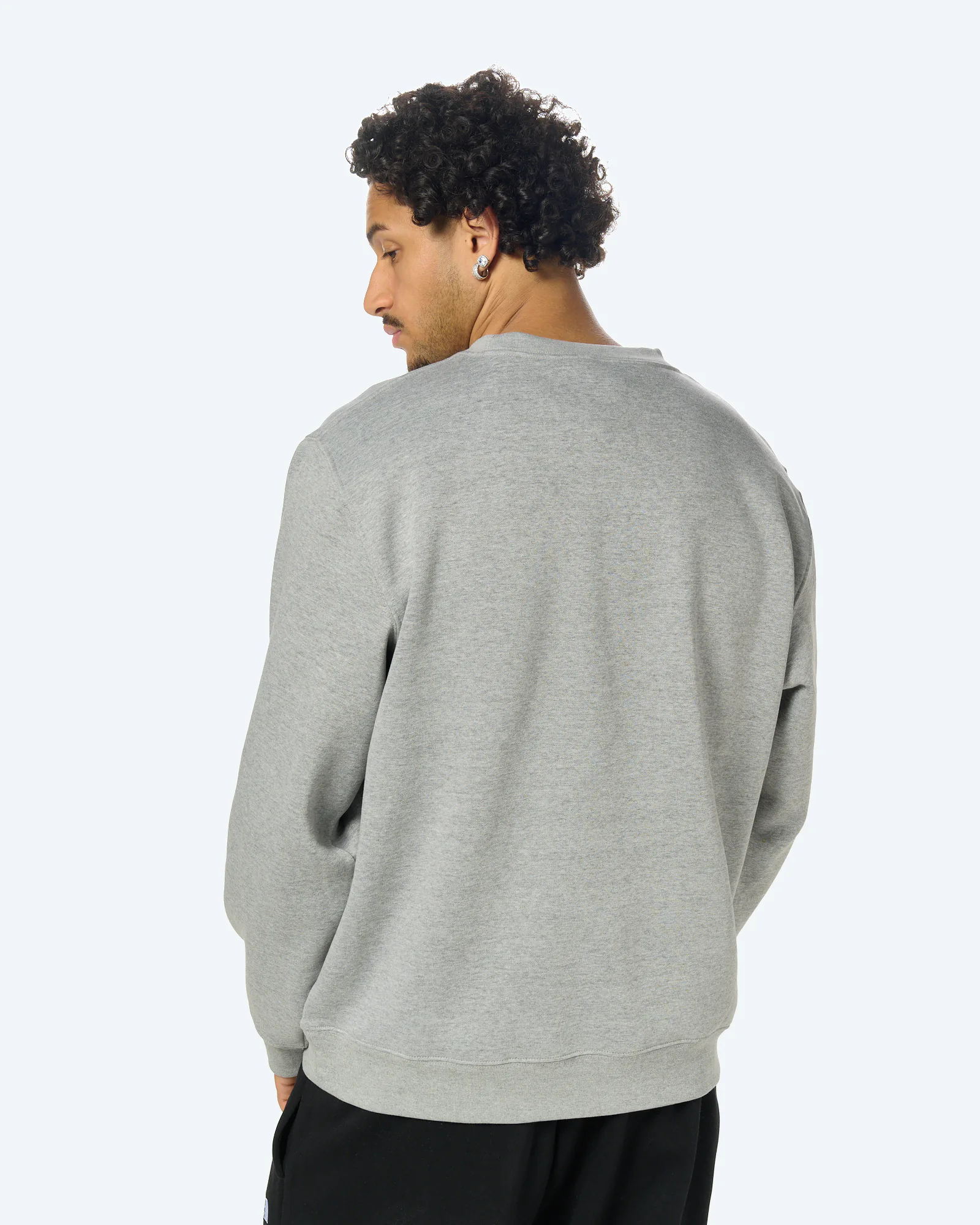 M Essential Simple Dome Relax Crew TNF Pale Grey Heather