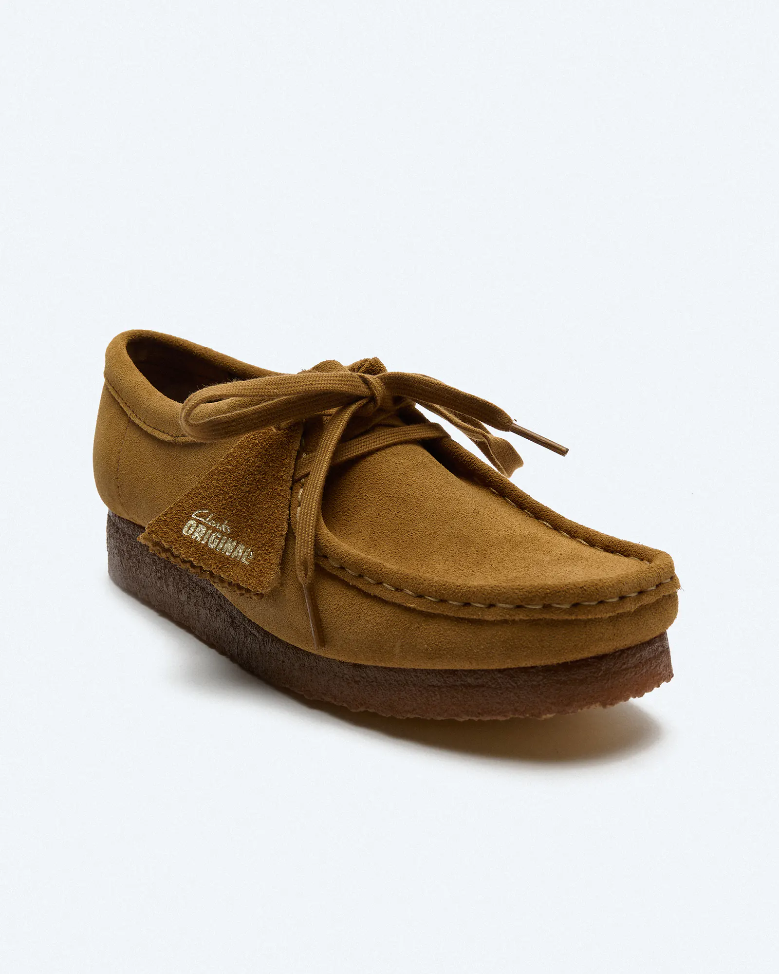 Clarks Women's Wallabee Suede Shoes Cola