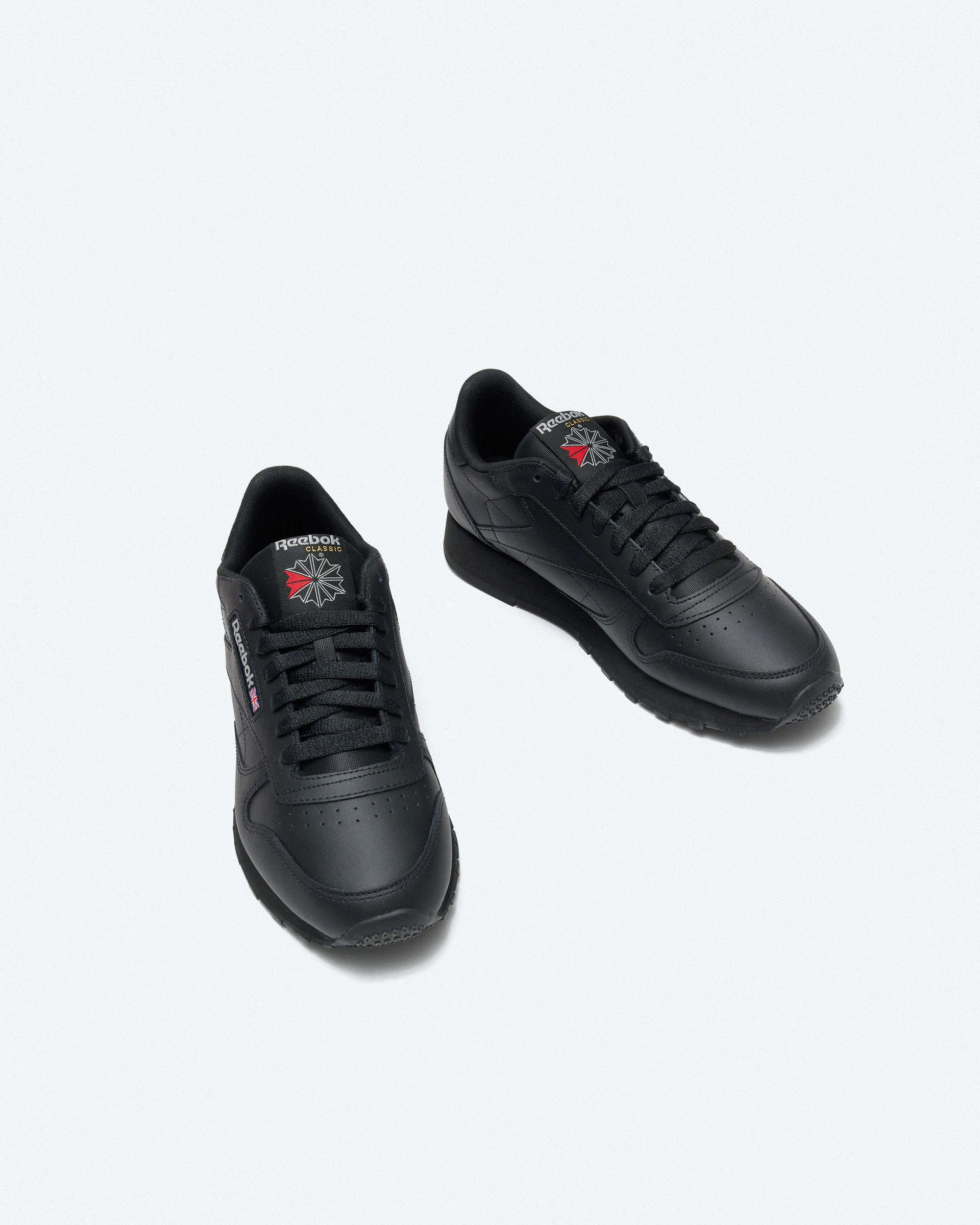 Reebok Classic Leather Sneaker Black/Black/Pure Grey