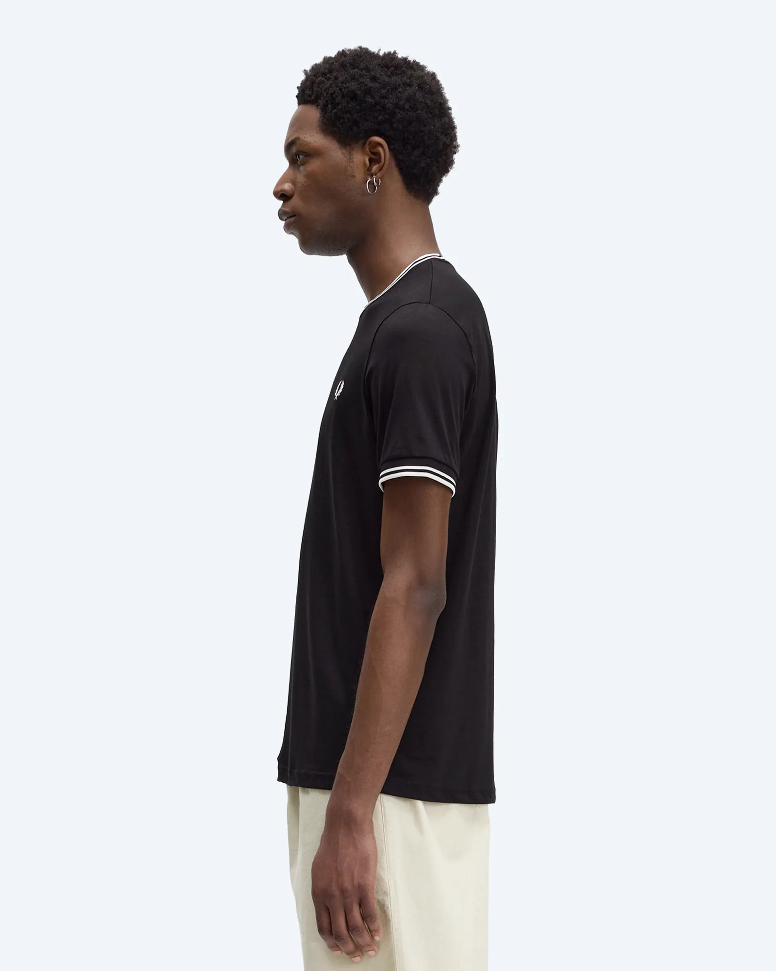 Fred Perry Twin Tipped T-Shirt Black