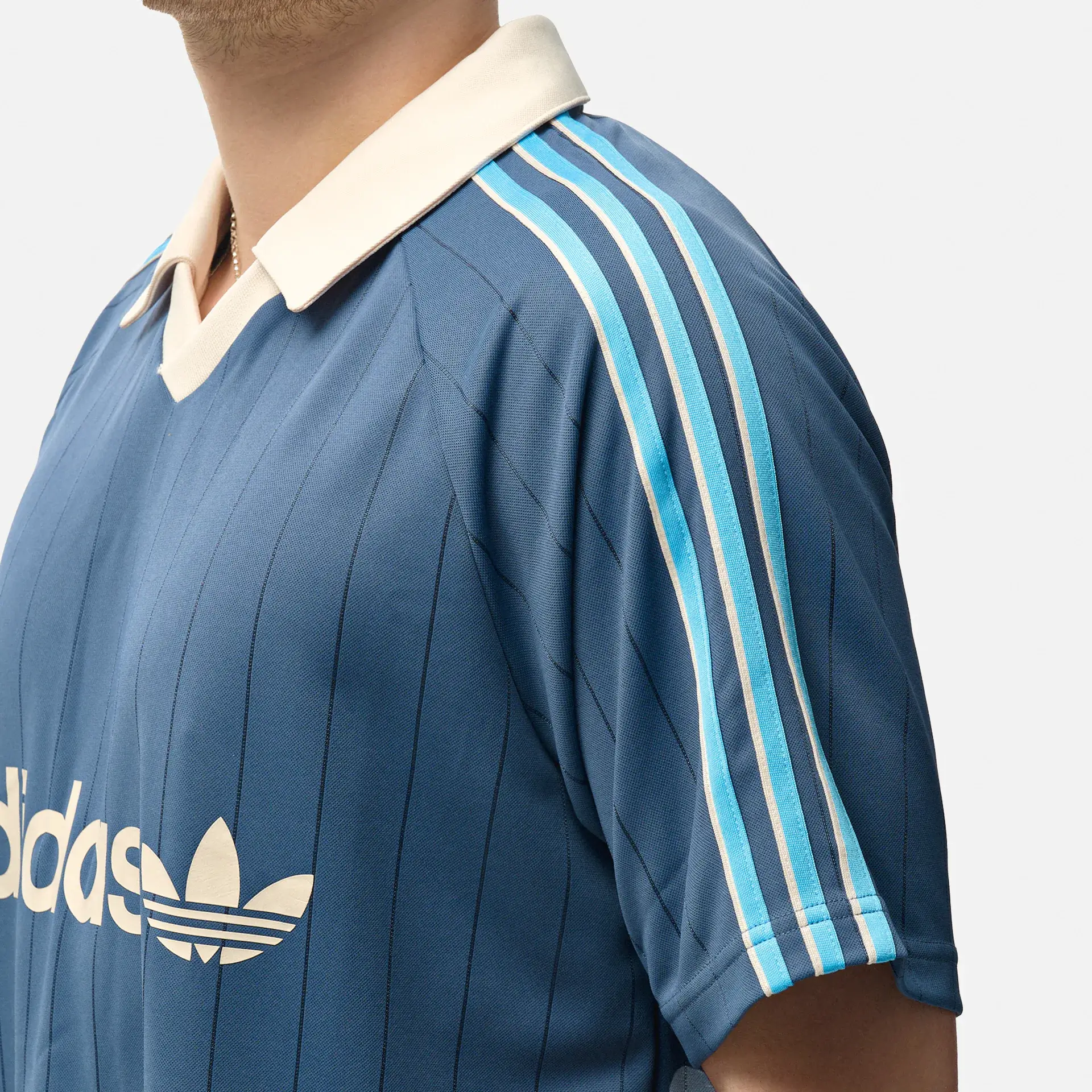 adidas Stripe Jersey Polo Prloin