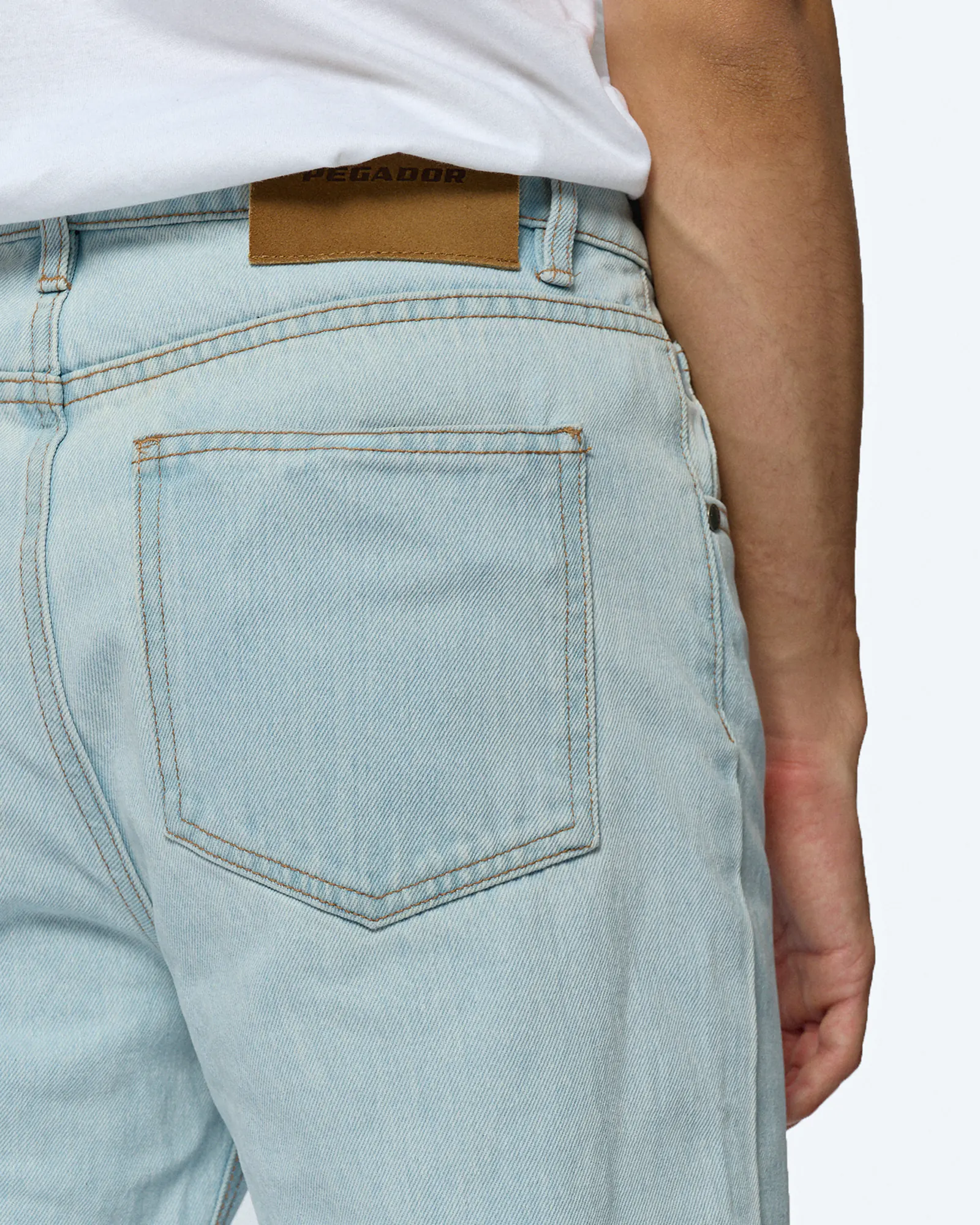 PEGADOR Baltra Baggy Jeans Washed Cold Blue PEGADOR Baltra Baggy Jeans Washed Cold Blue