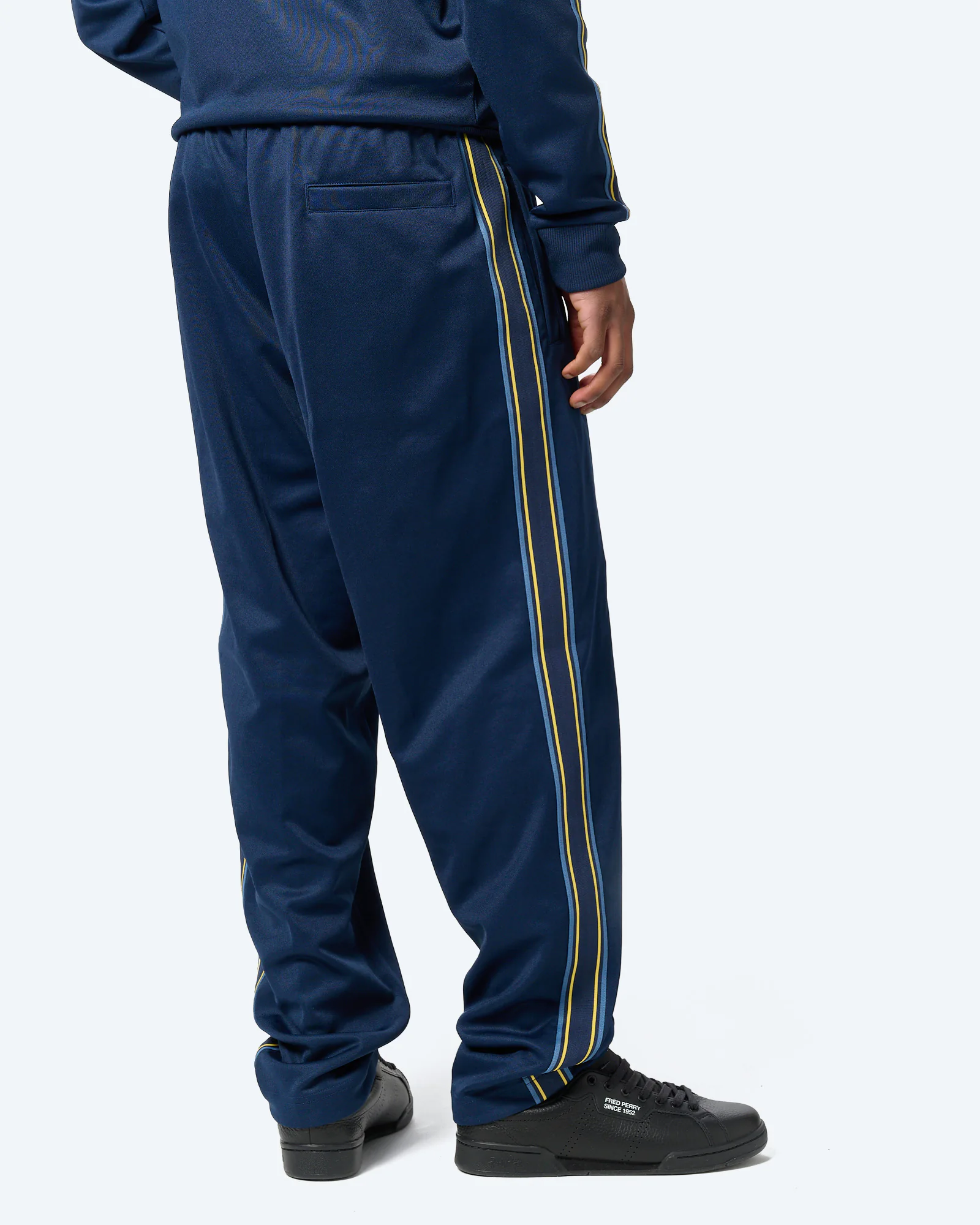Fred Perry Tramline Tape Track Pant Tennis Blue