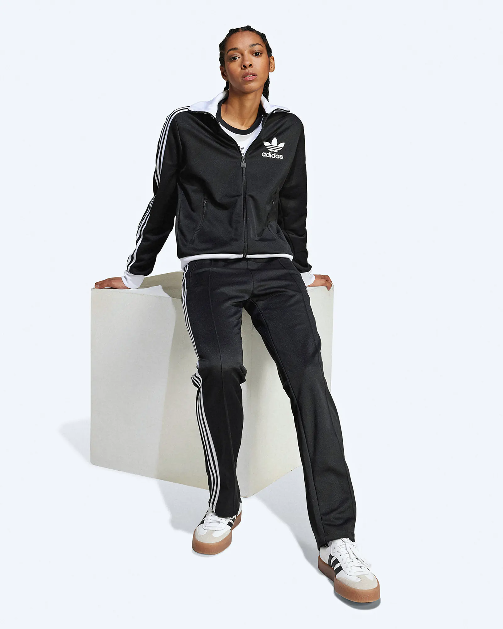 adidas Originals Beckenbauer Track Jacket Black/White adidas Originals Beckenbauer Track Jacket Black/White