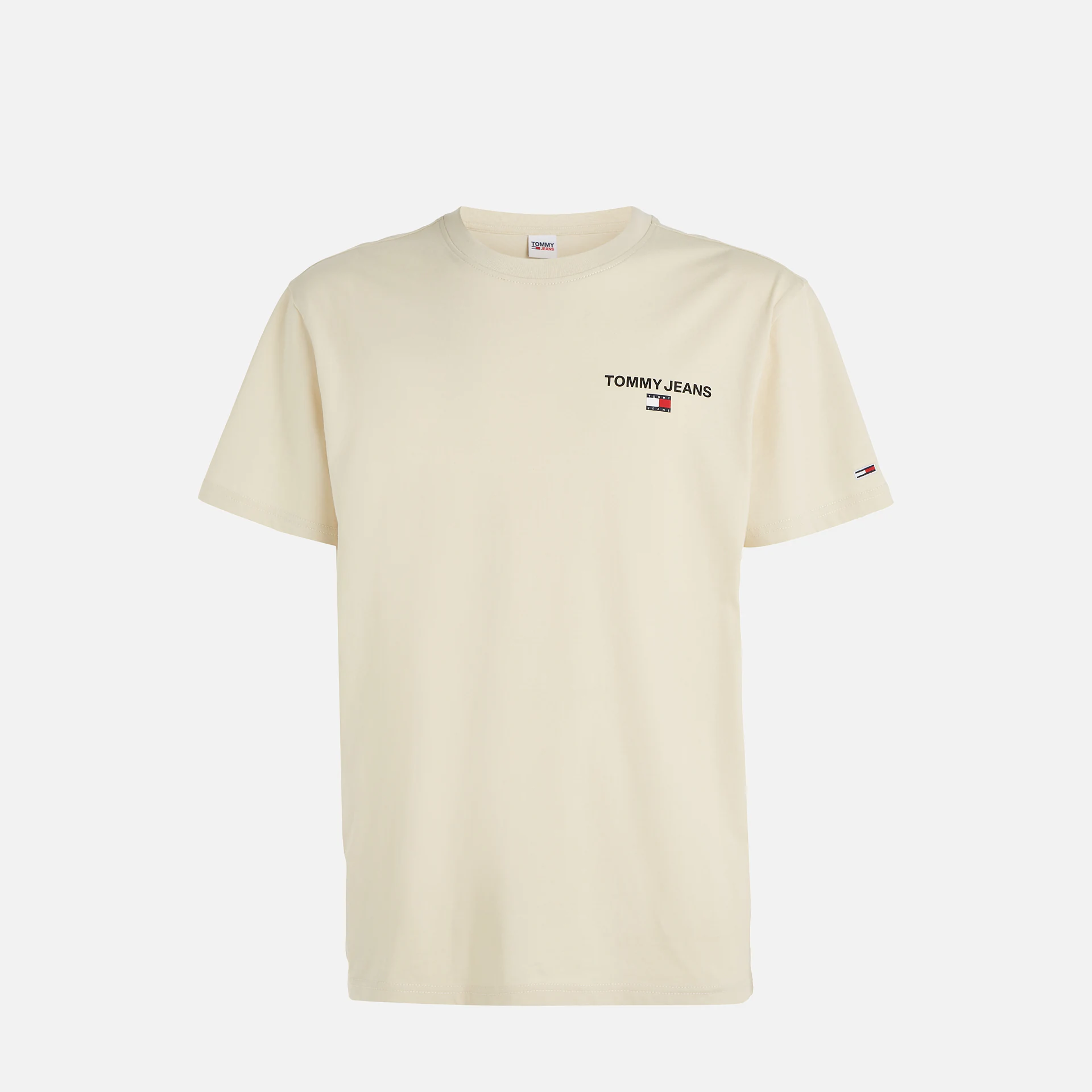Tommy Jeans Classic Linear Back Print T-Shirt Newsprint