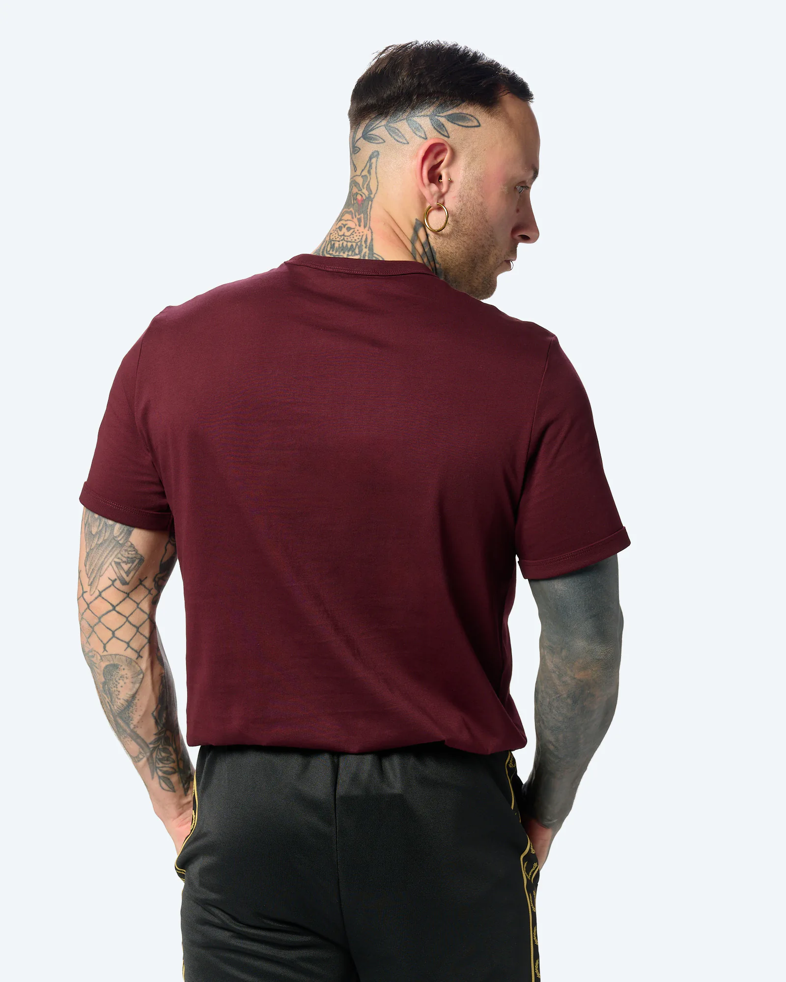 Fred Perry Ringer T-Shirt Oxblood