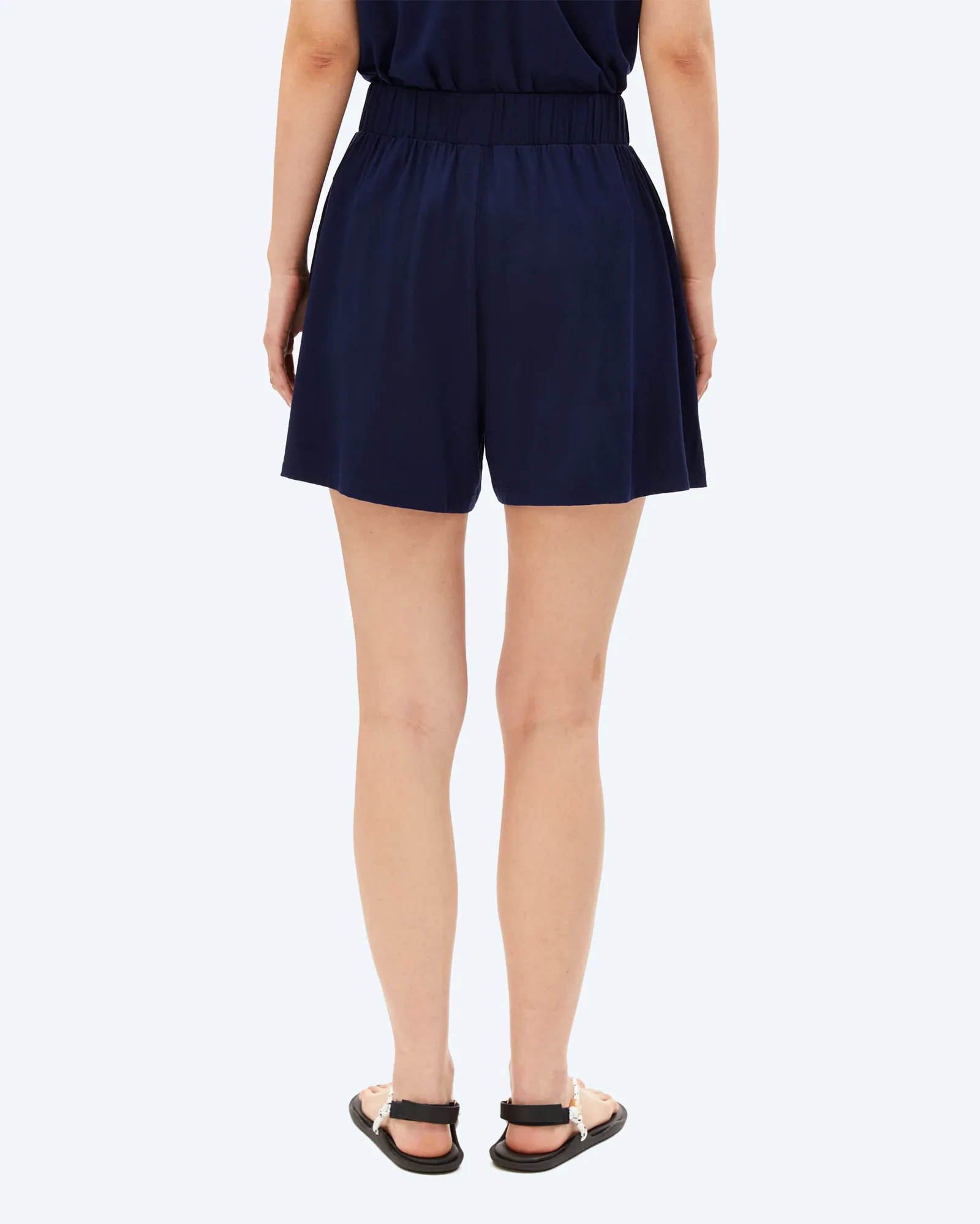 ARMEDANGELS RELAXED JERSEY SHORTS Tinted Navy