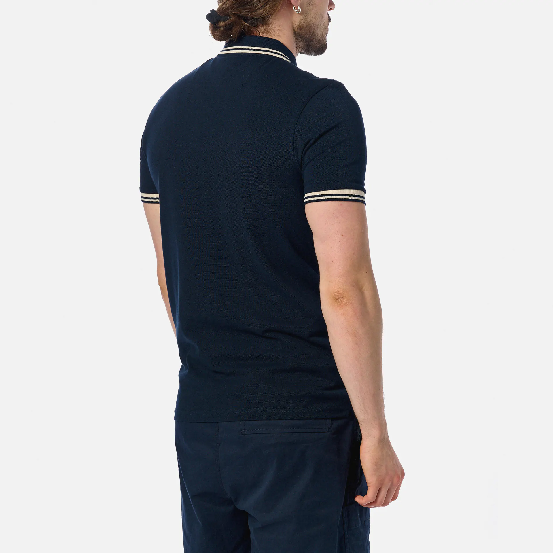 Weekend Offender Levanto Polo Shirt Navy/Alabaster