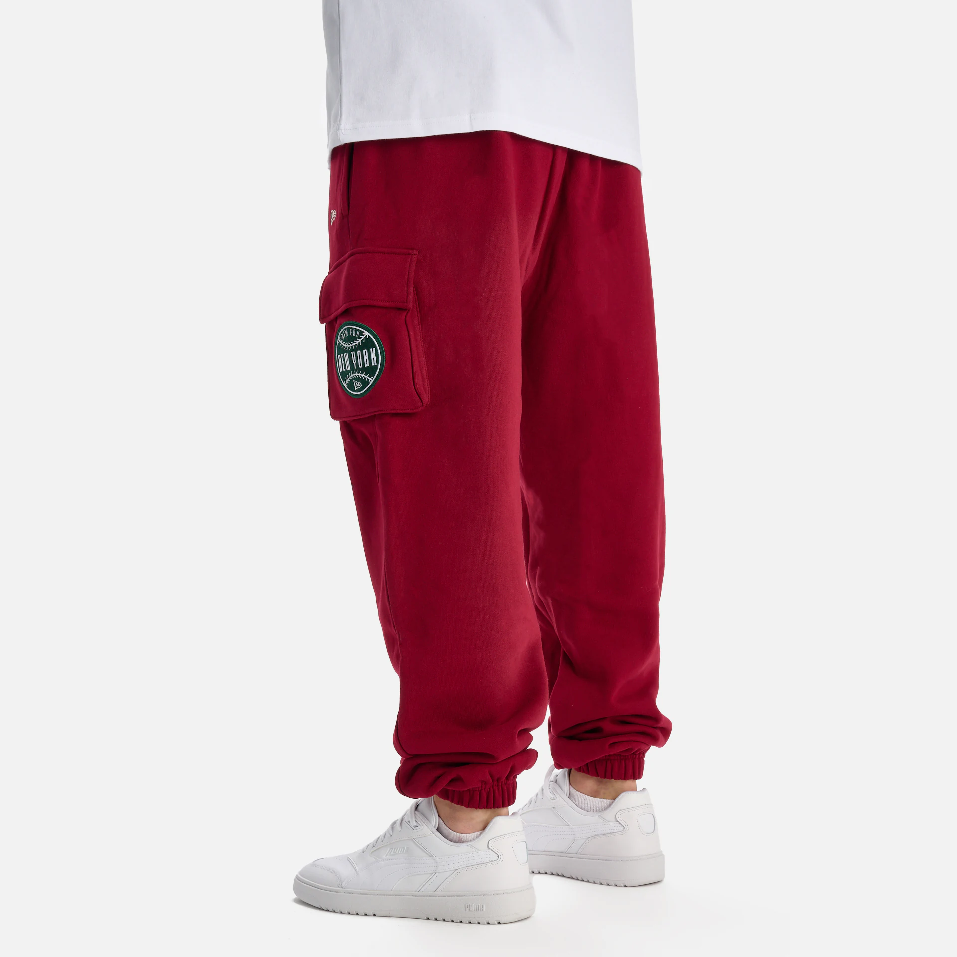 New Era Lifestyle Cargo Jogger Cardinal/Dark Green