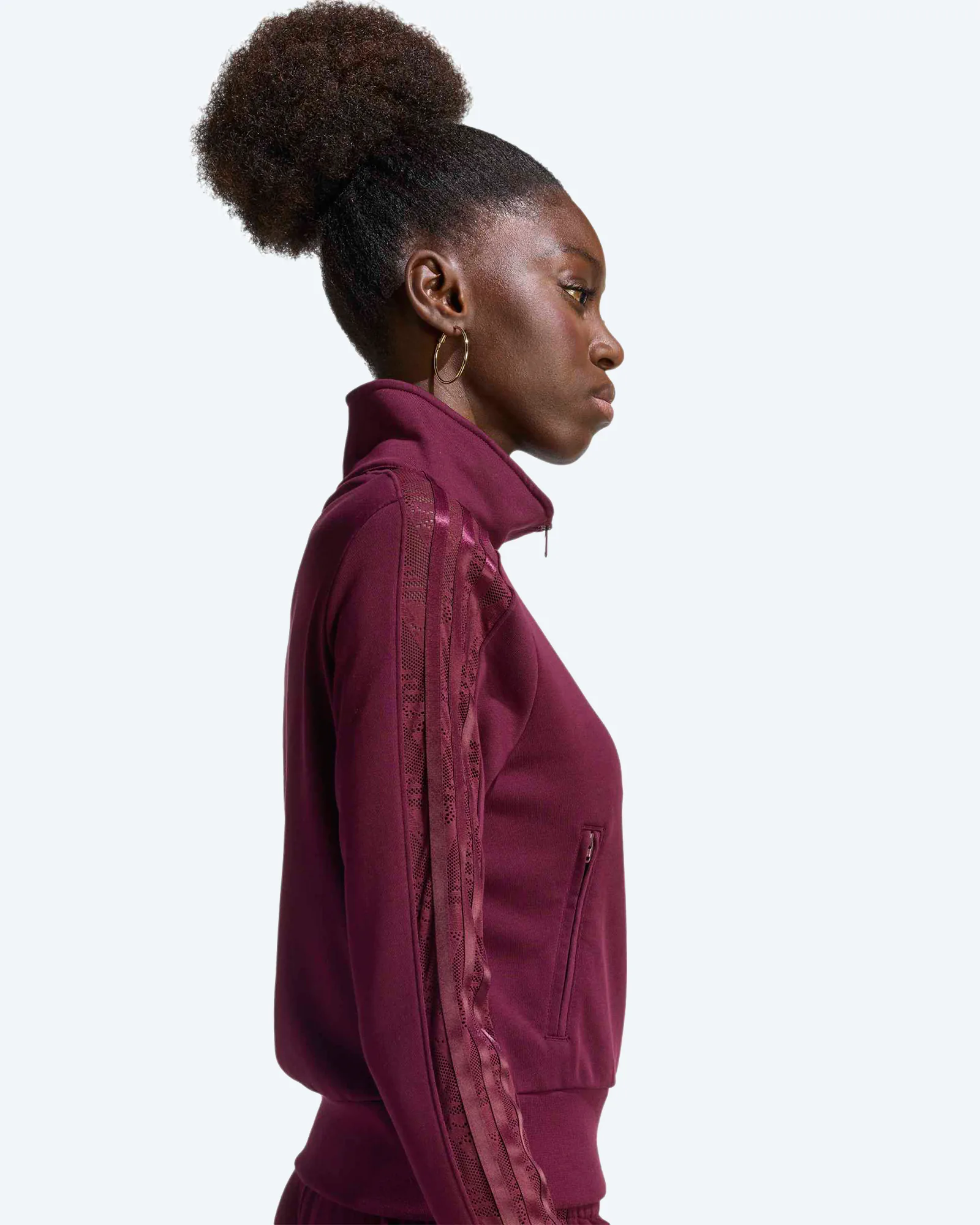 Firebird Lace Tracktop Maroon