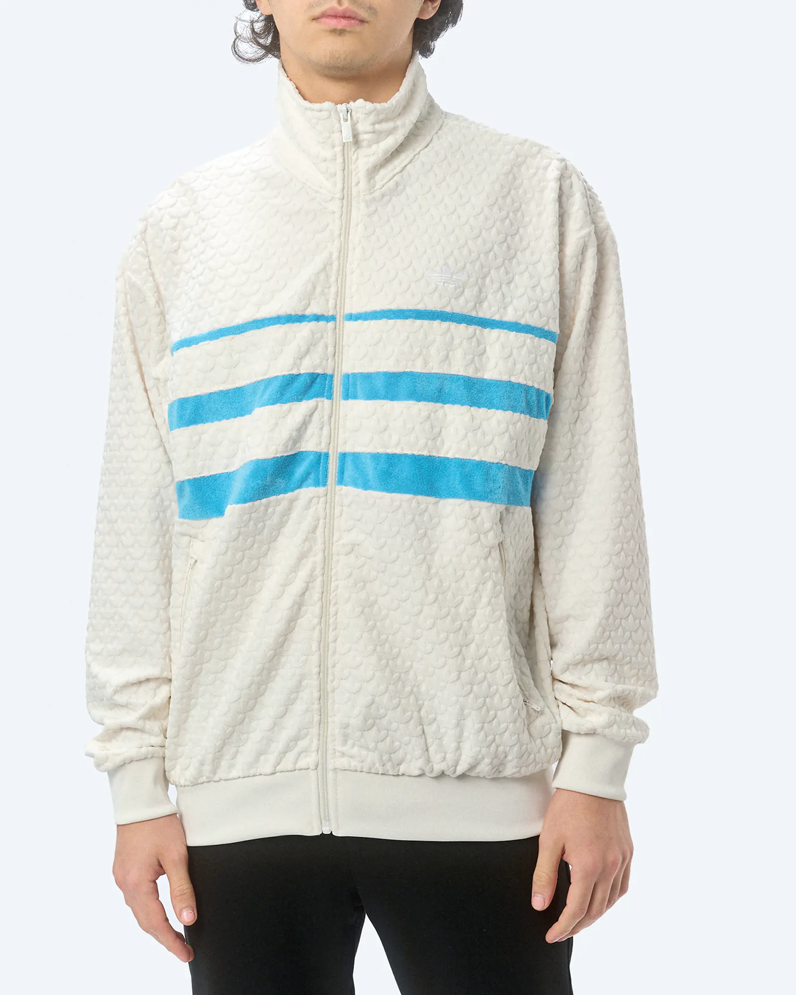 adidas Originals Q12 Monogram Track Jacket Cloud White adidas Originals Q12 Monogram Track Jacket Cloud White