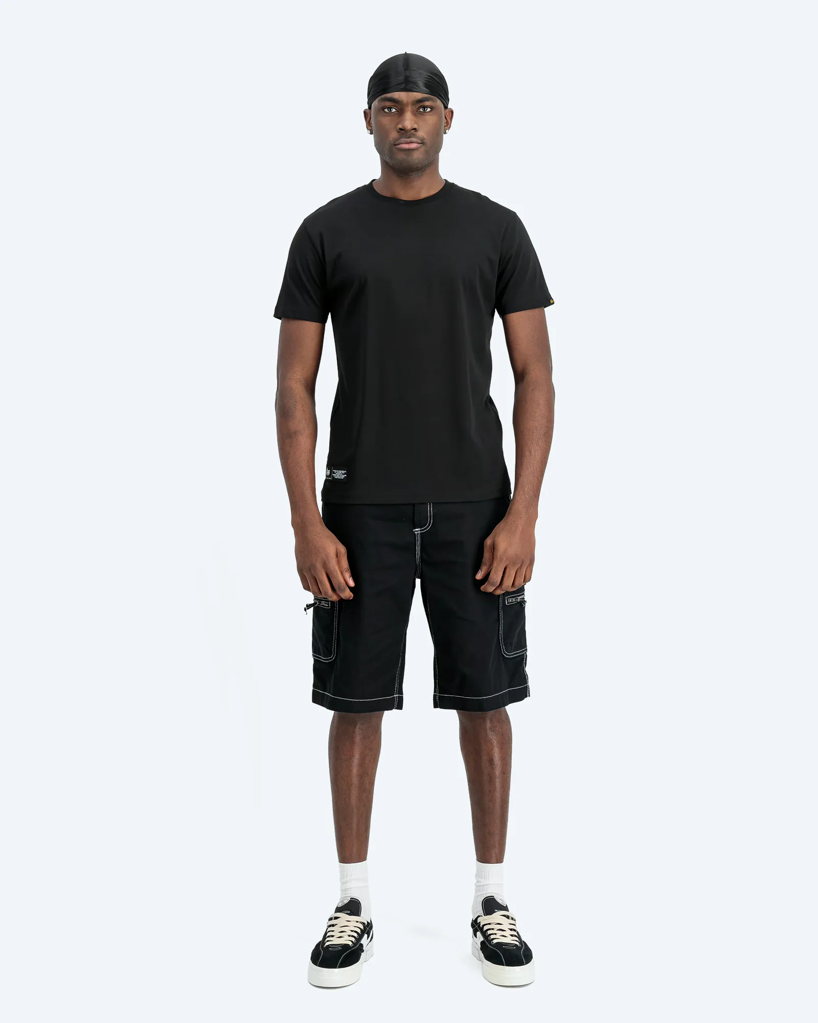 Alpha Industries Basic Label Backprint T-Shirt Black