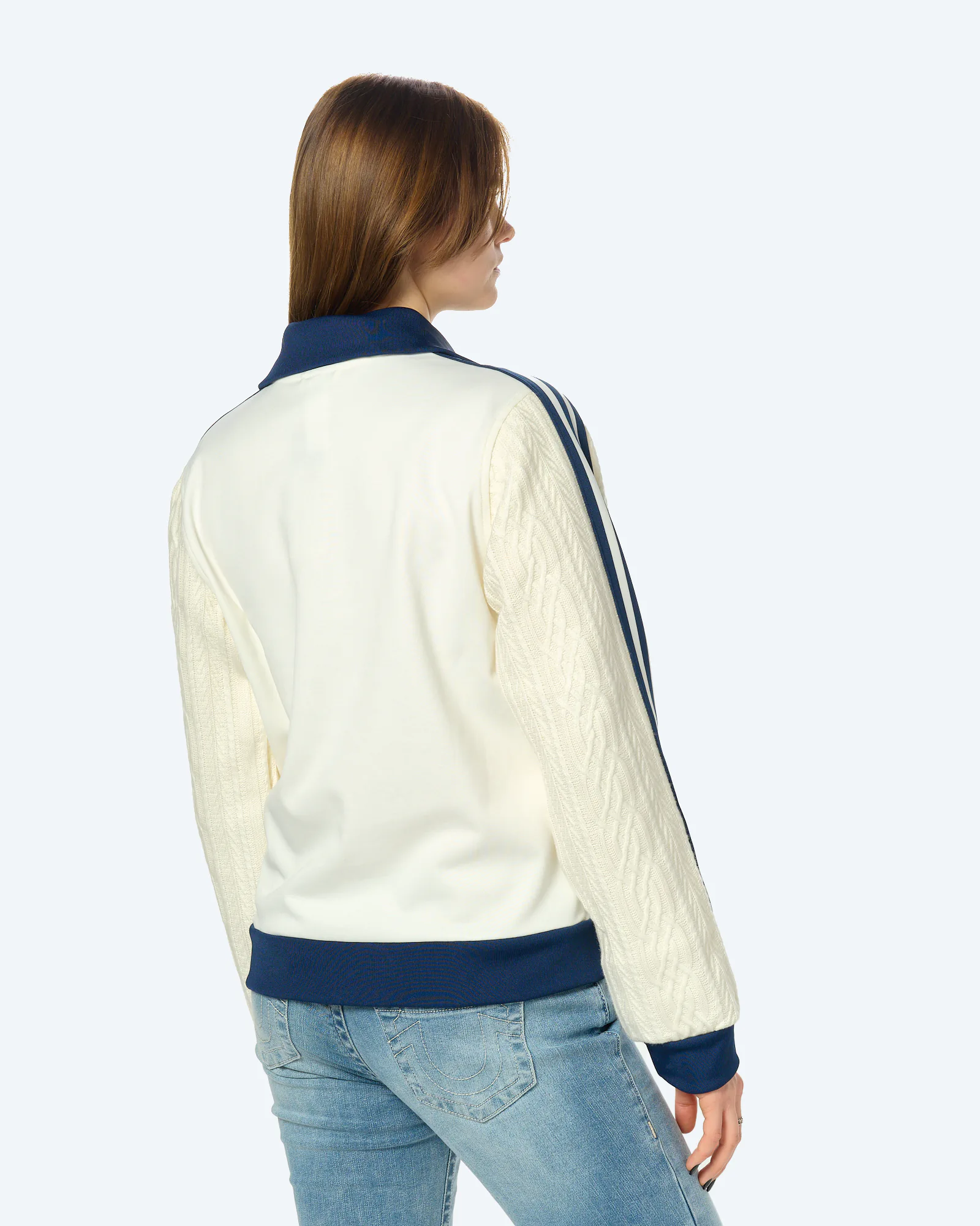 adidas Originals Knit Classics Track Top Off White