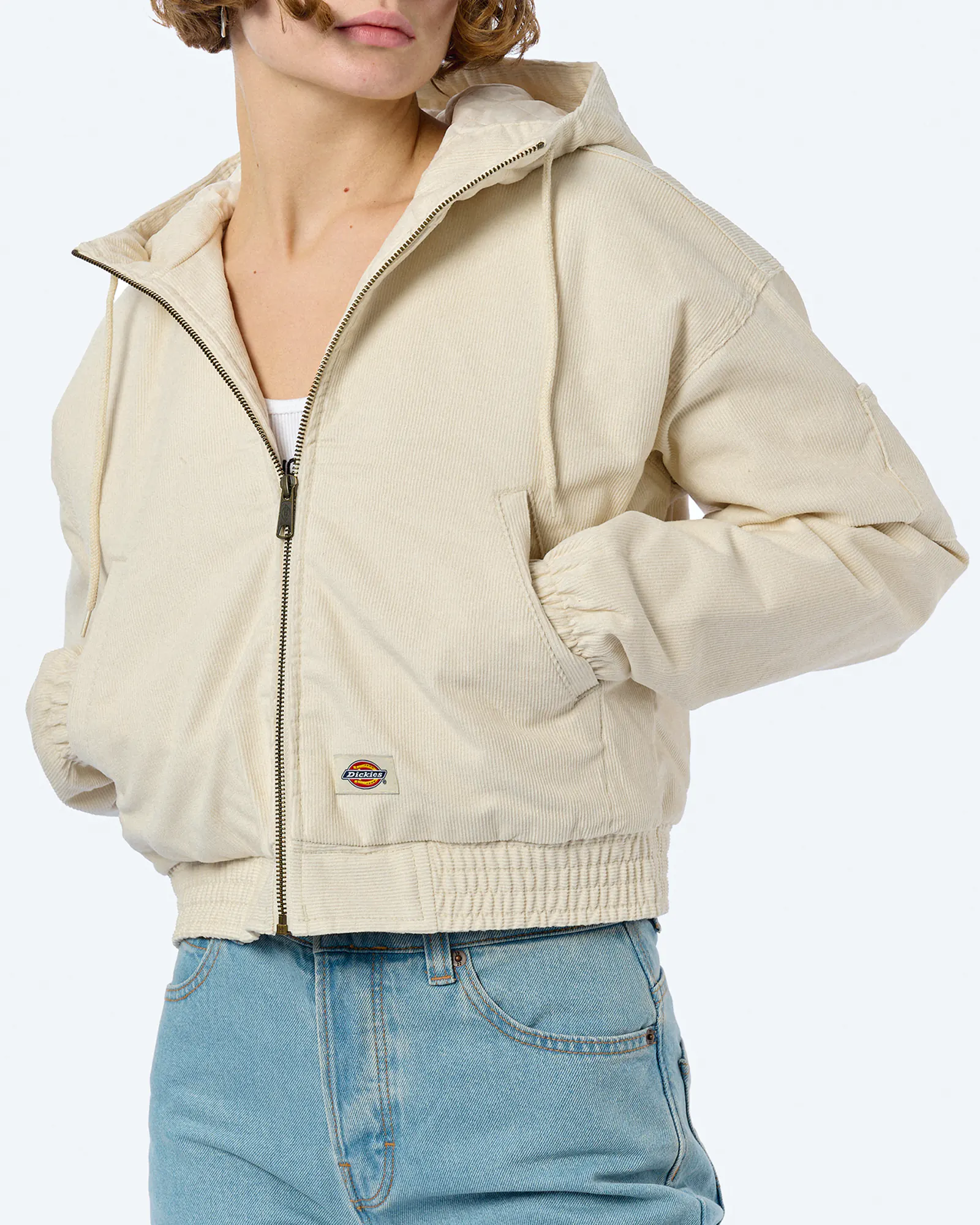 Dickies Corduroy Hooded Jacket Whitecap Dickies Corduroy Hooded Jacket Whitecap