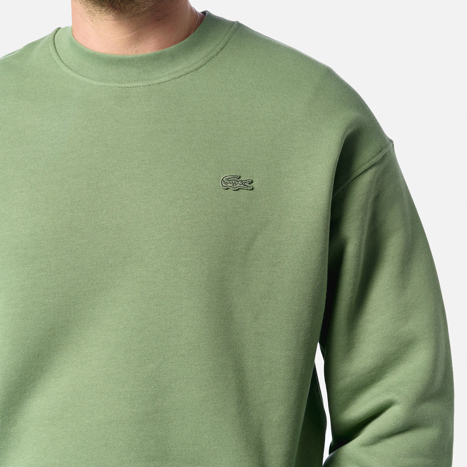 Lacoste Loose Fit Sweatshirt Thyme