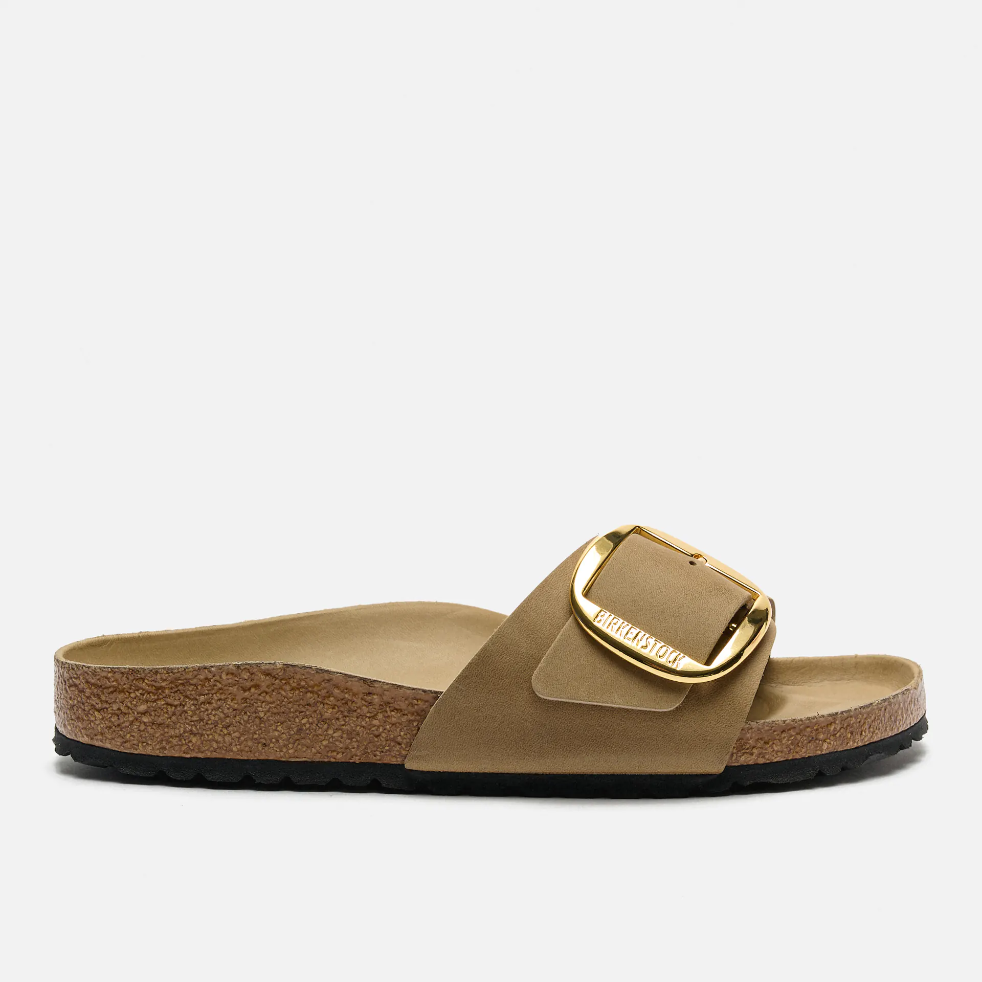 Birkenstock Madrid Big Buckle Natural Oiled Leather (Narrow Fit) Sandals Tobacco Brown