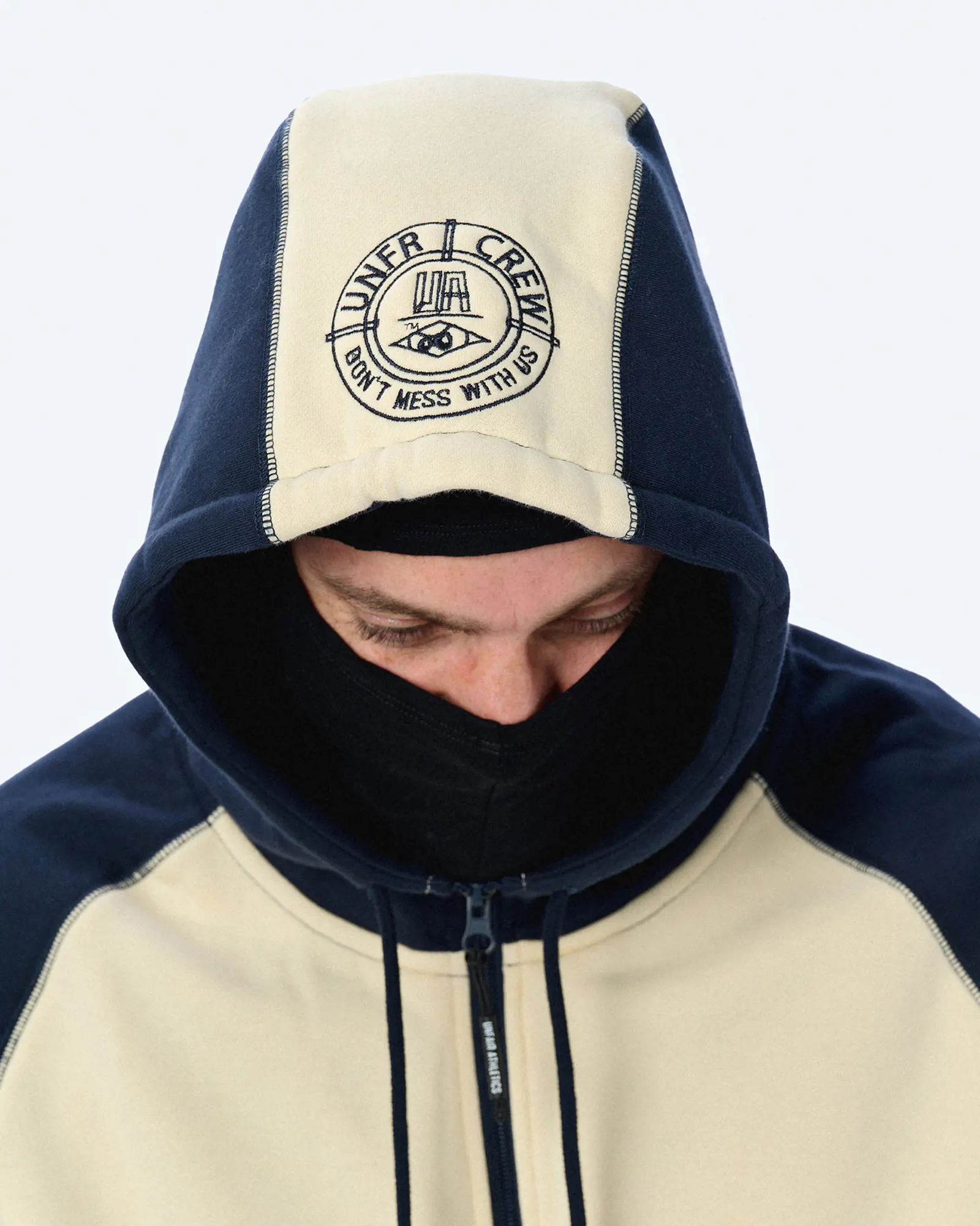 Unfair Athletics Unfair Ninja Zipper Navy/Cream Unfair Athletics Unfair Ninja Zipper Navy/Cream