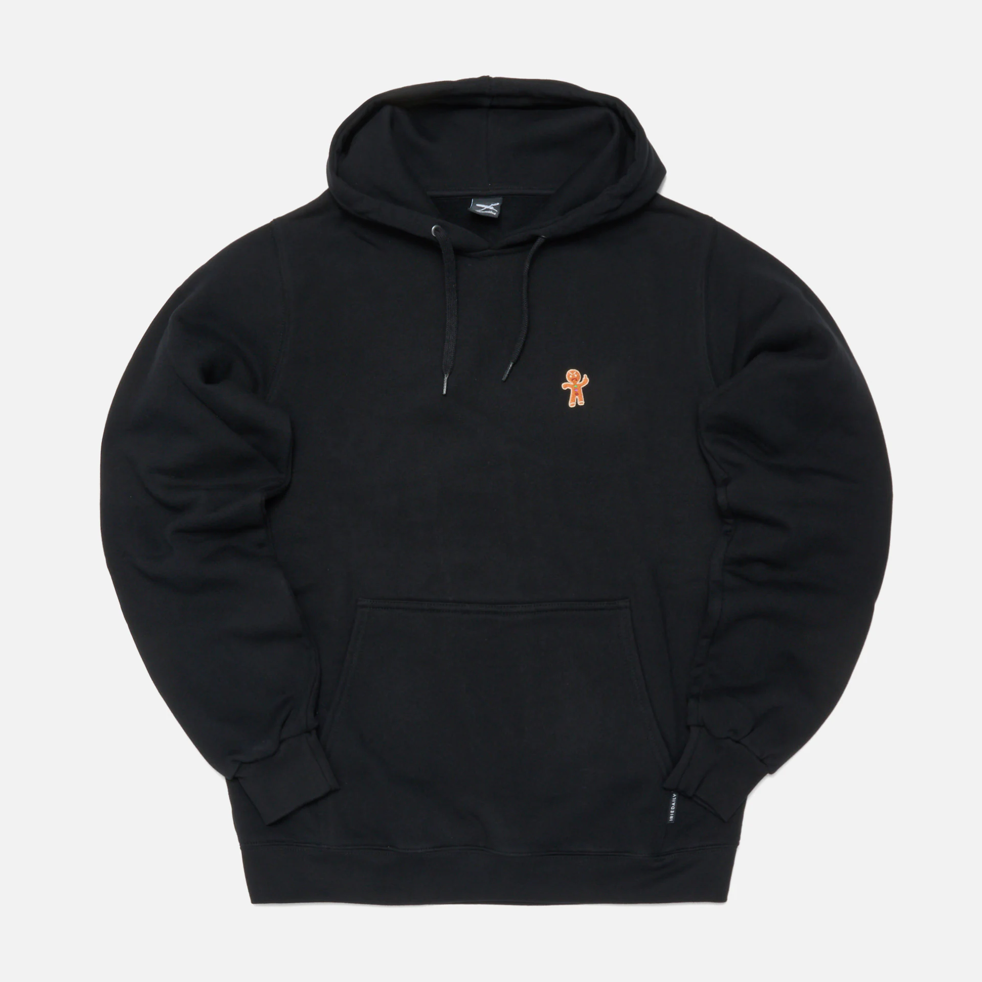 Iriedaily Cookieman Embroidered Hoodie Black