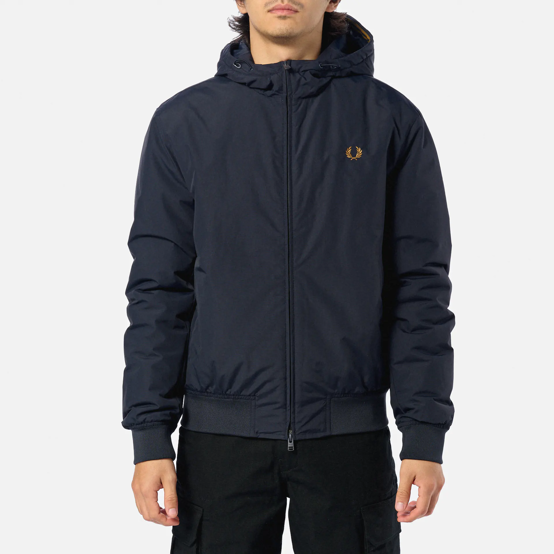 Fred Perry Hooded Brentham Jacket Navy