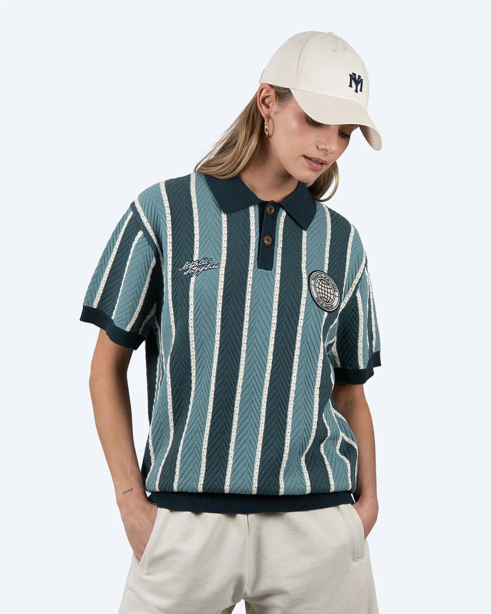 Court Knit Polo Green
