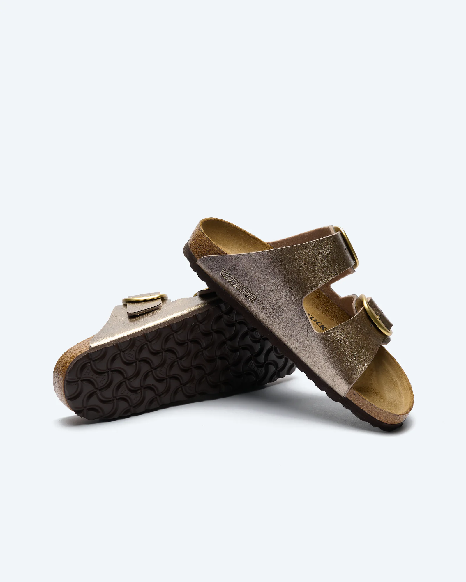 Birkenstock Arizona Big Buckle Birko-Flor Sandals Graceful Taupe