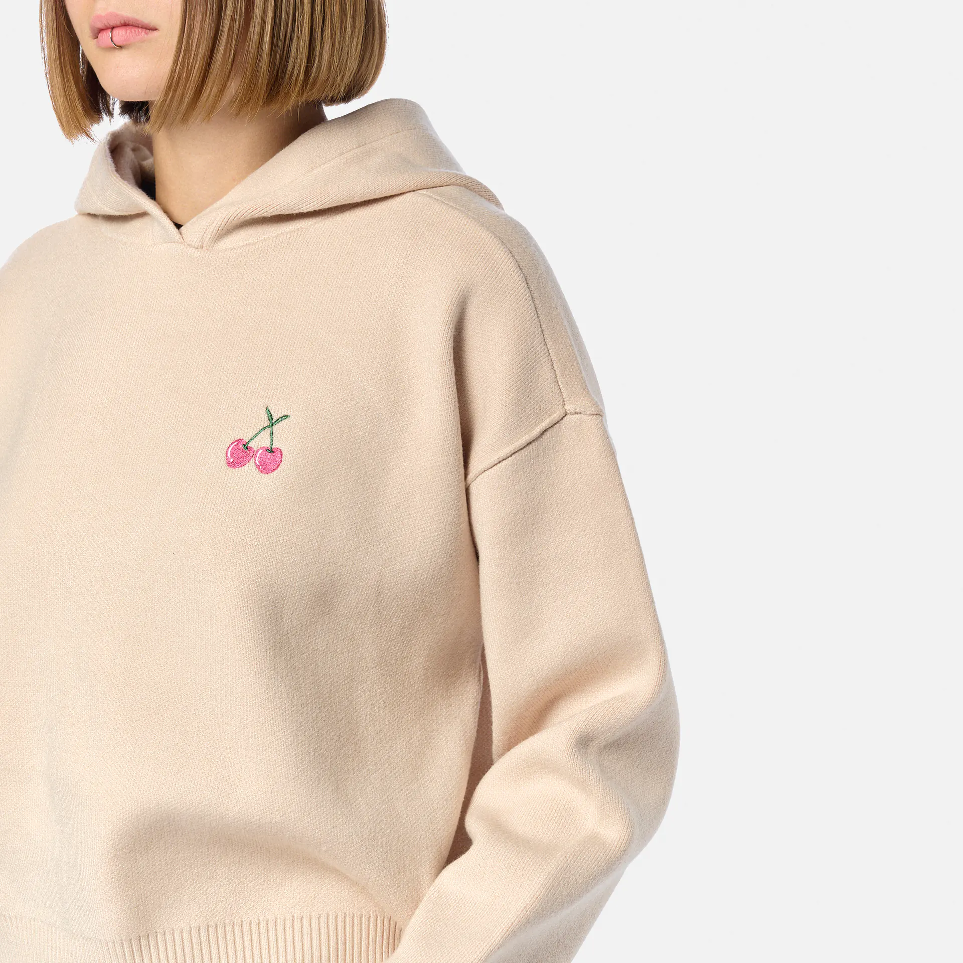 Kleinigkeit Scarknit Johannson Hoodie Beige