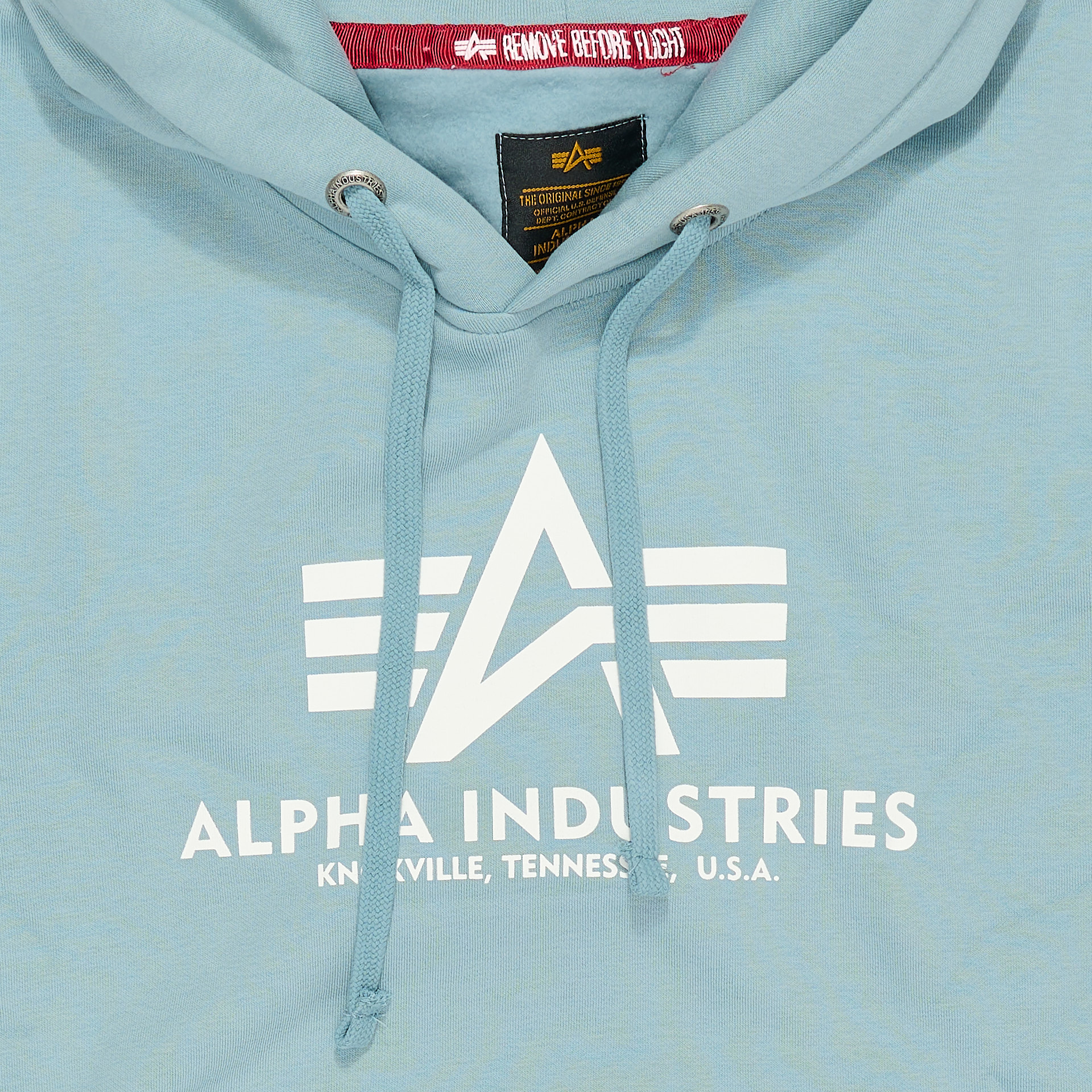Alpha Industries Basic Hoody Grey Blue