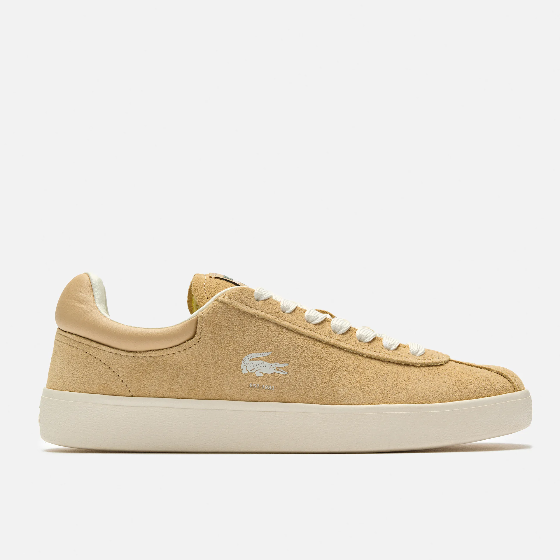 Lacoste Baseshot Tonal Leather Sneaker Light Brown/Offwhite