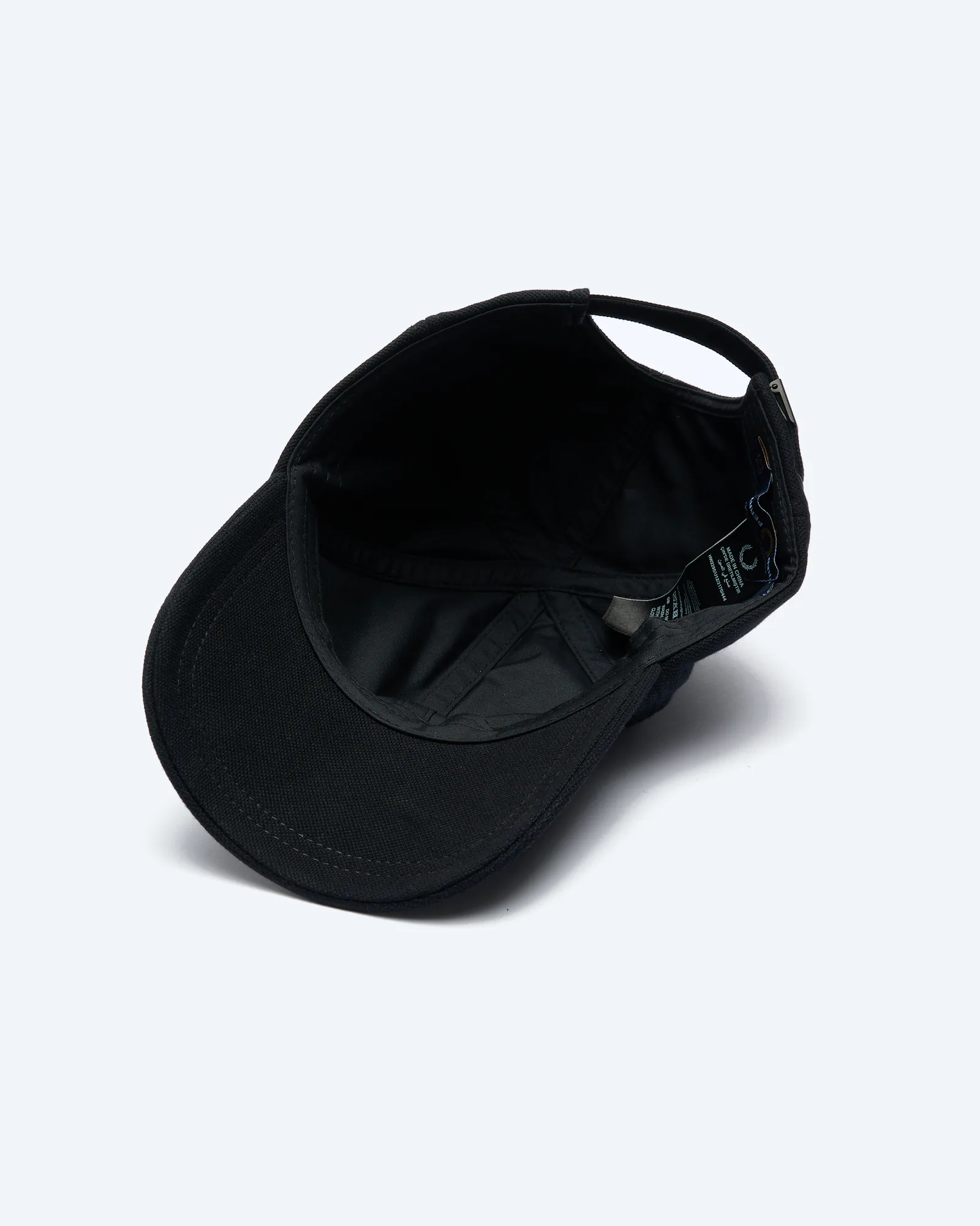 Fred Perry Pique Classic Cap Black/Dark Caramel