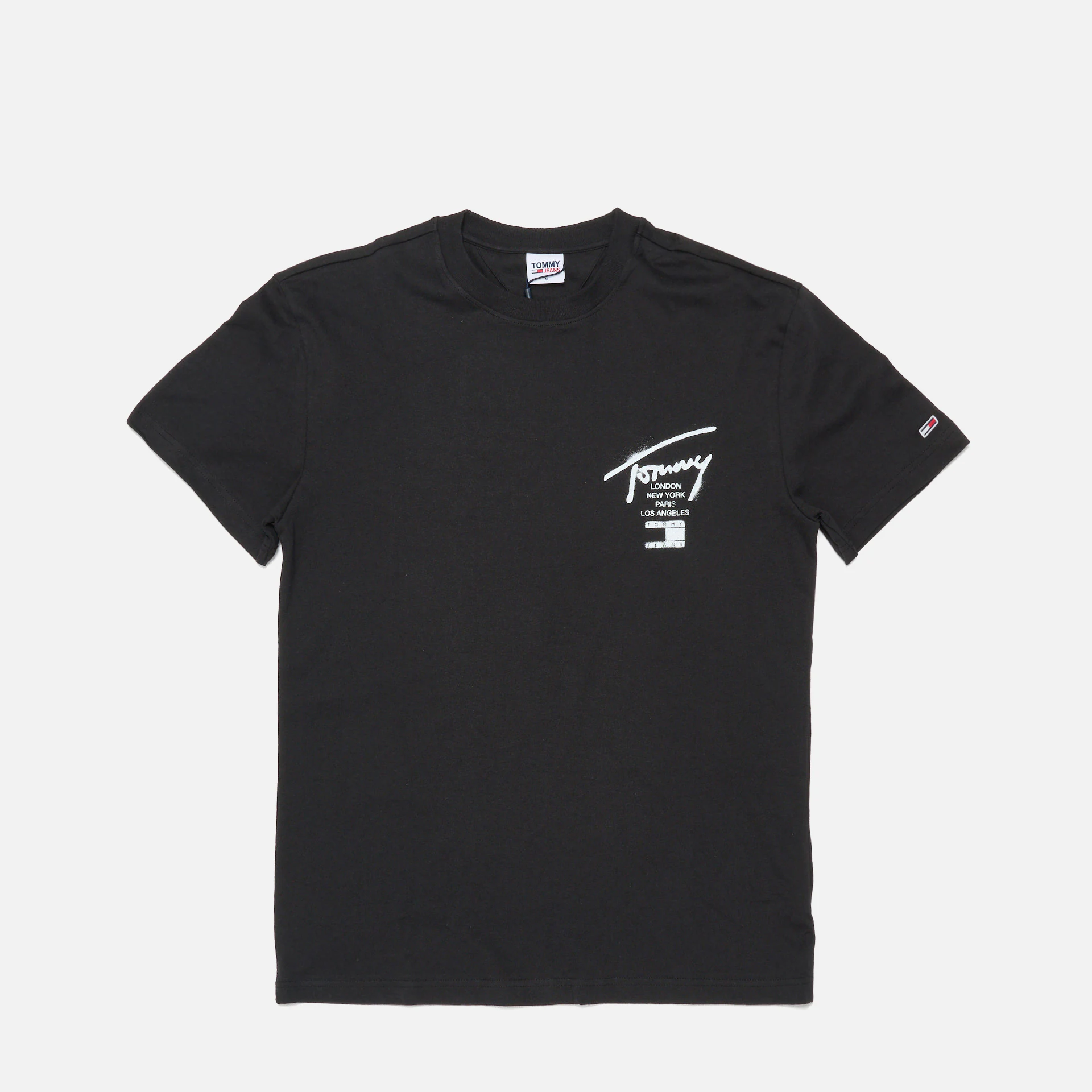 Tommy Jeans Classic Spray Signatur T-Shirt Black