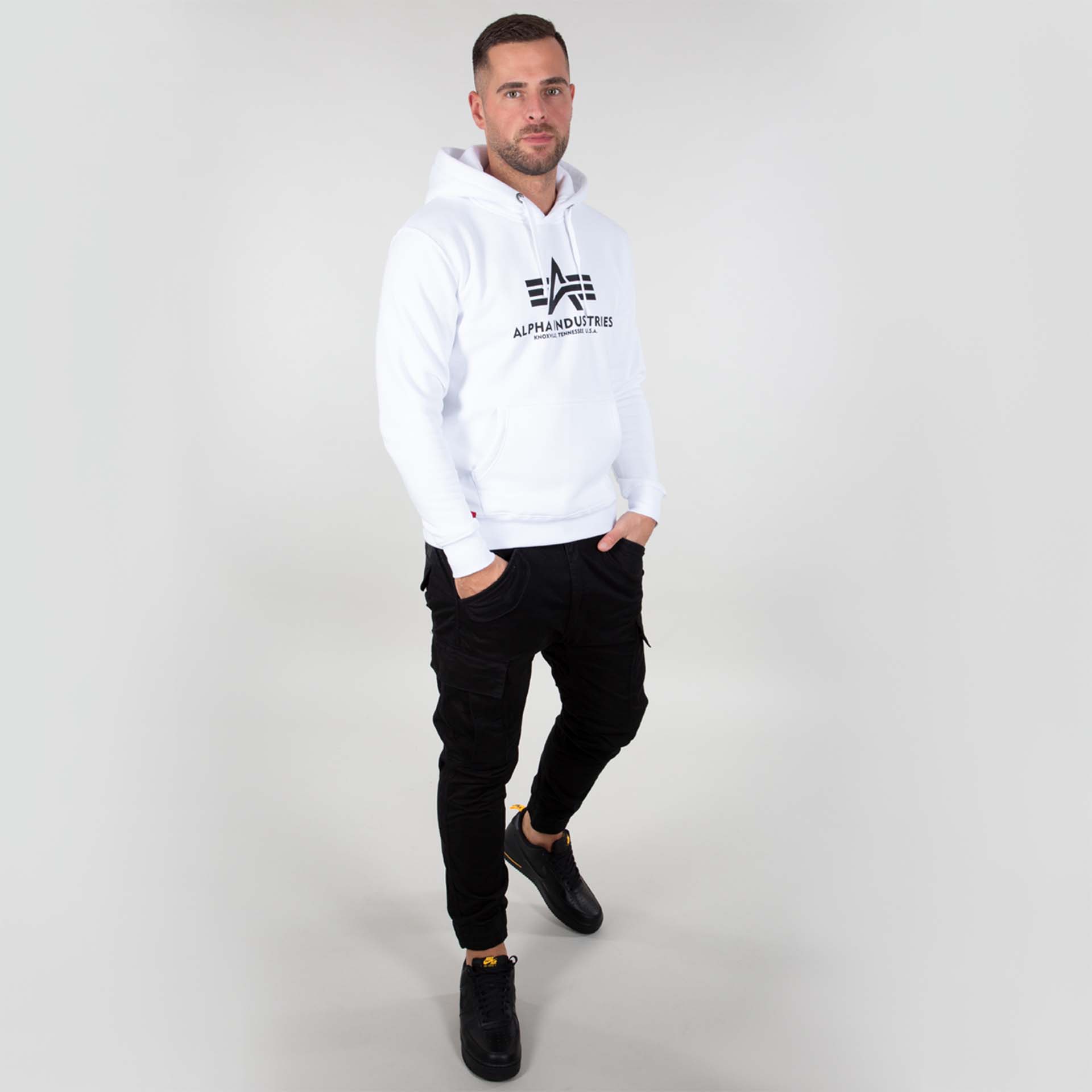 Alpha Industries Basic Hoody White