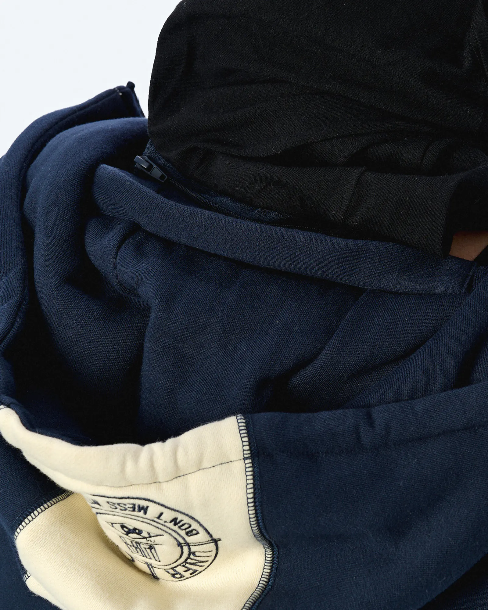 Unfair Athletics Unfair Ninja Zipper Navy/Cream Unfair Athletics Unfair Ninja Zipper Navy/Cream