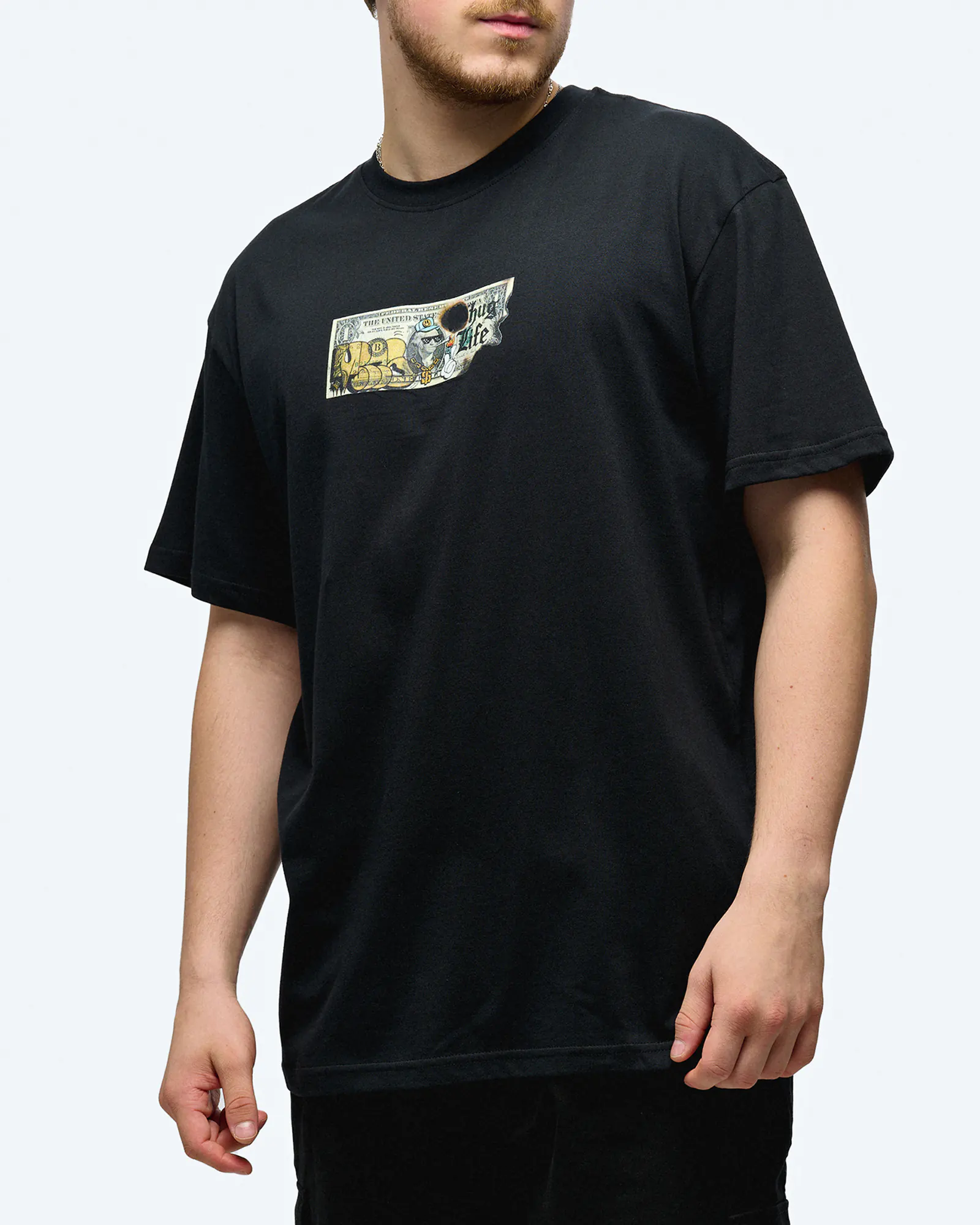 Iriedaily Hug Life T-Shirt Black Iriedaily Hug Life T-Shirt Black