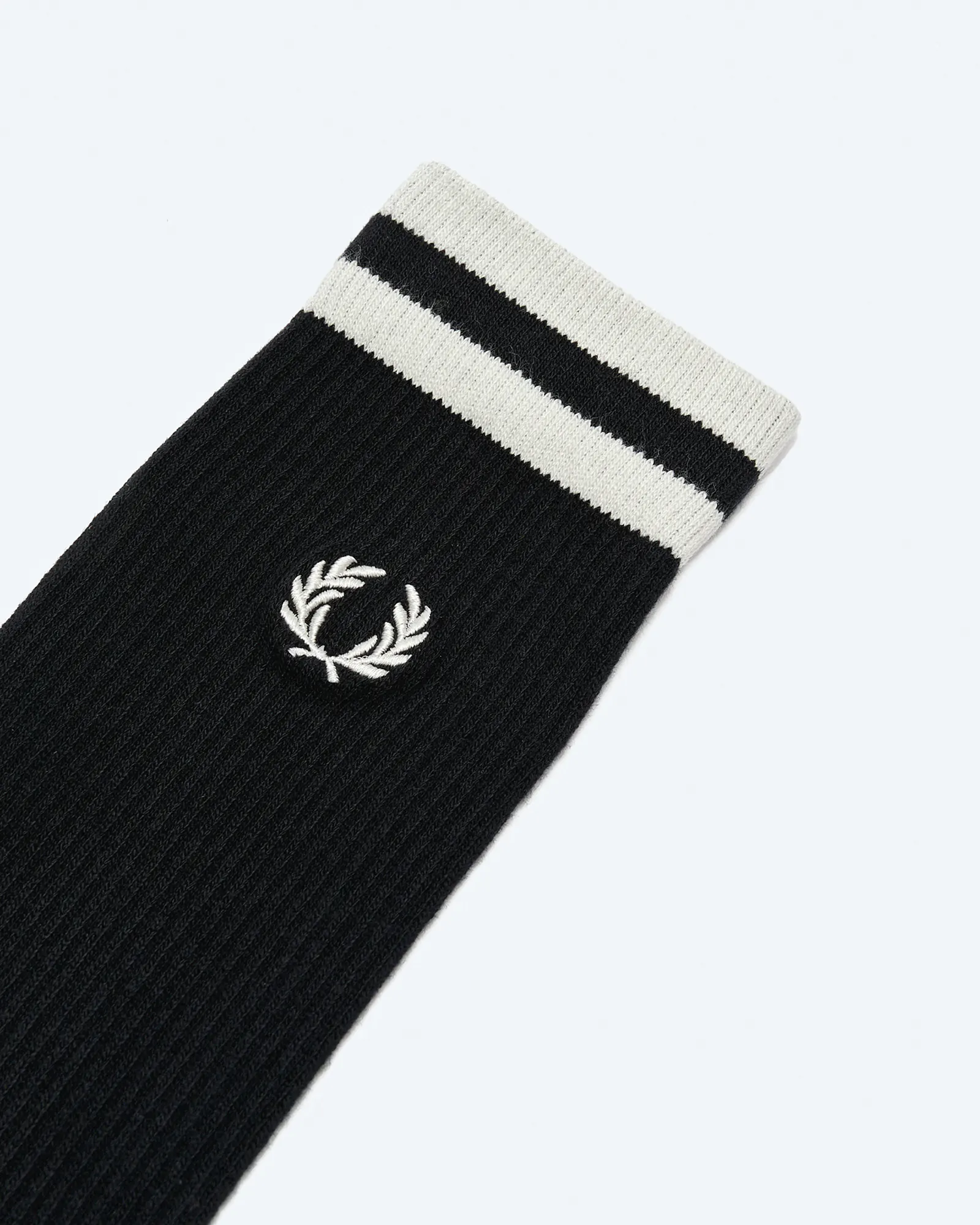 Fred Perry Tipped Sports Sock Black/Snow White