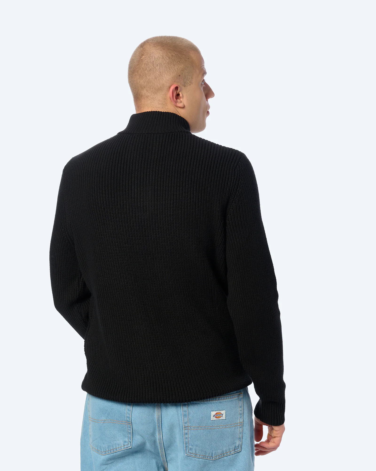 Unfair Athletics Heavy Knitted Halfzip Black
