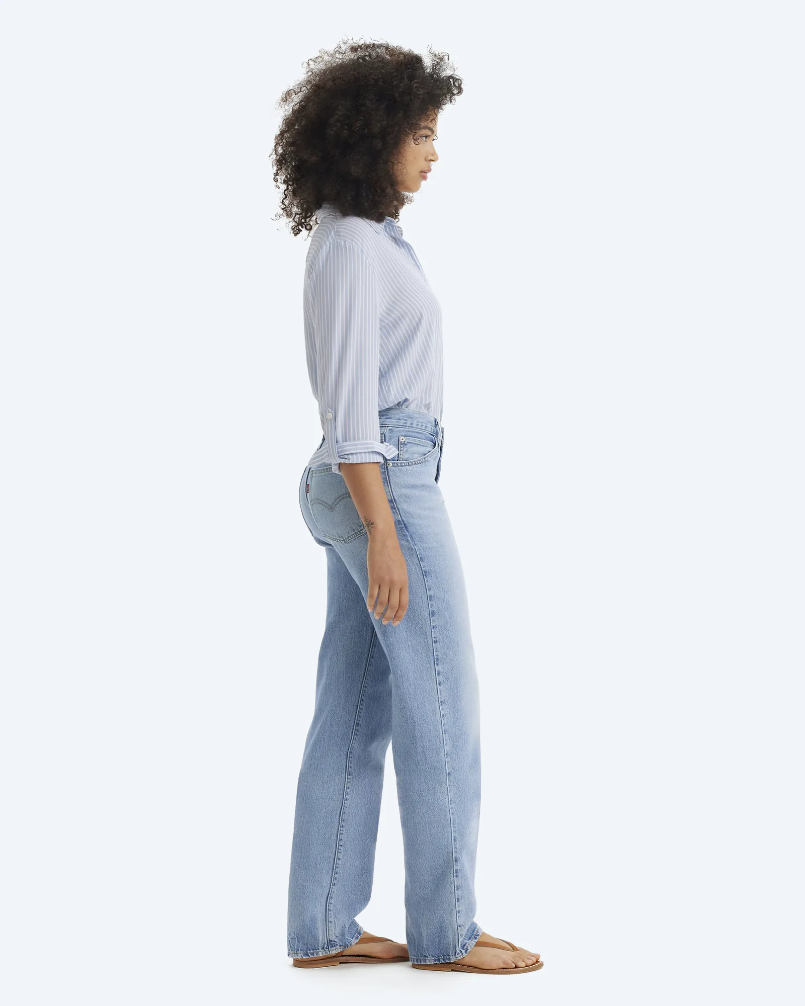 94 Baggy Med Indigo - Worn In Riveting