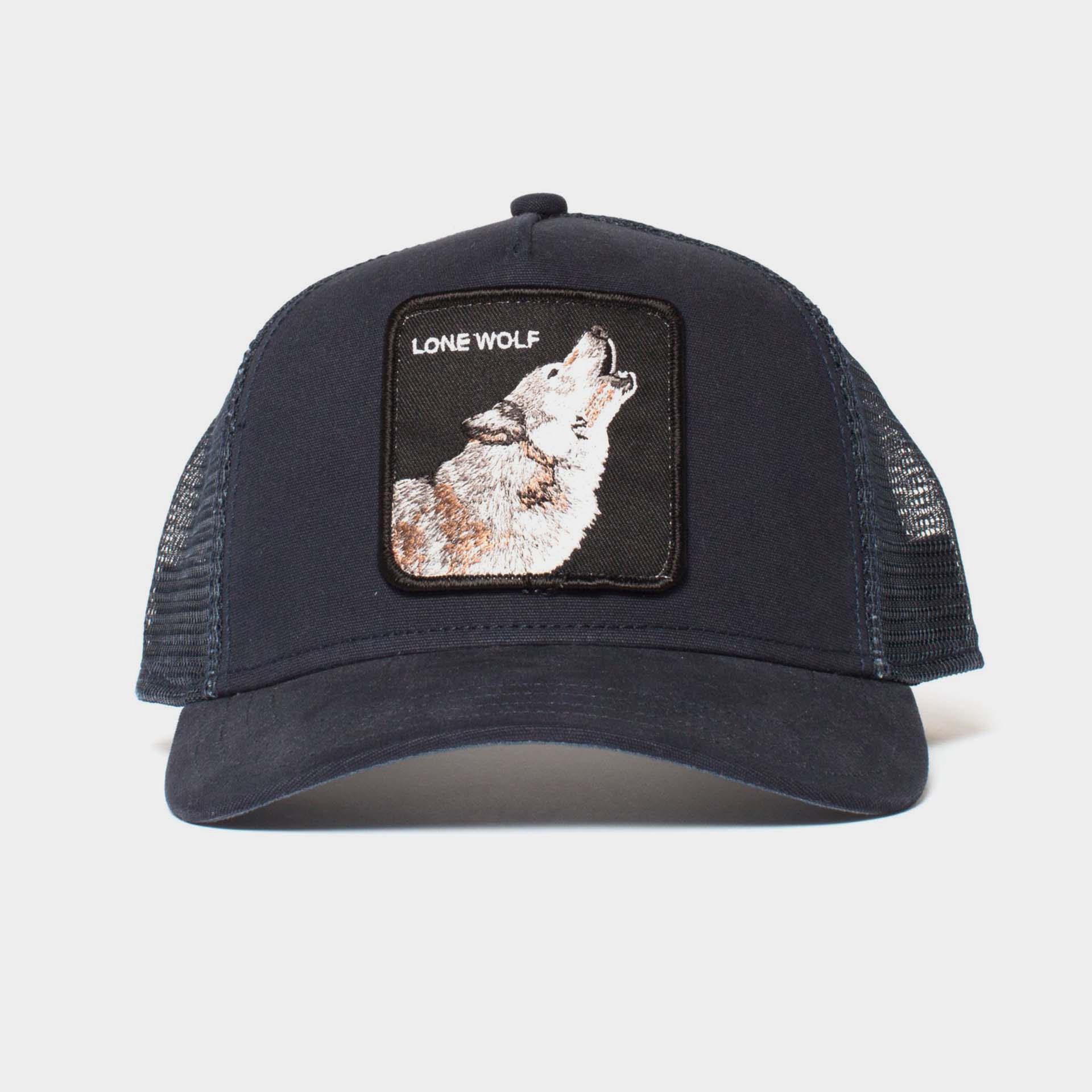 Goorin Bros The Lone Wolf Baseball Trucker Cap Navy