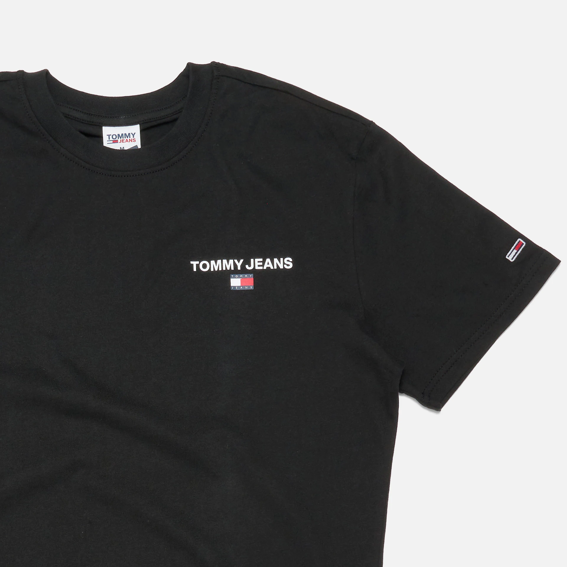 Tommy Jeans Classic Linear Back Print T-Shirt Black