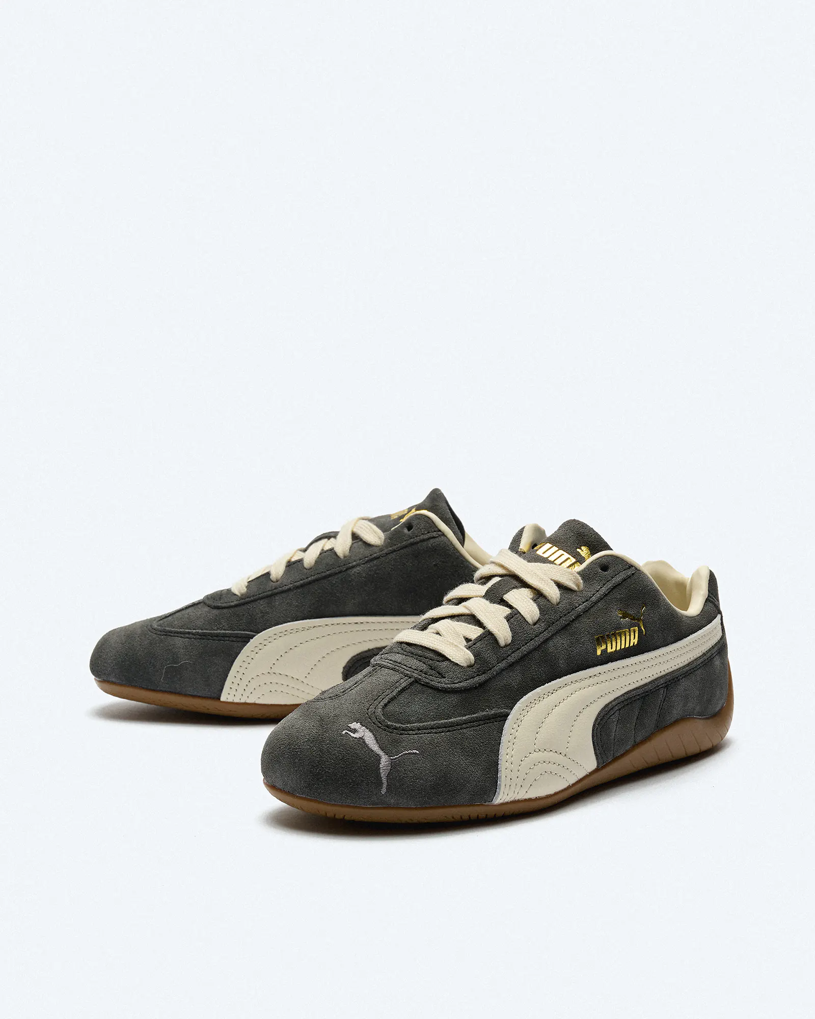 PUMA Speedcat Faded Sneaker Cast Iron/Alpine Snow PUMA Speedcat Faded Sneaker Cast Iron/Alpine Snow