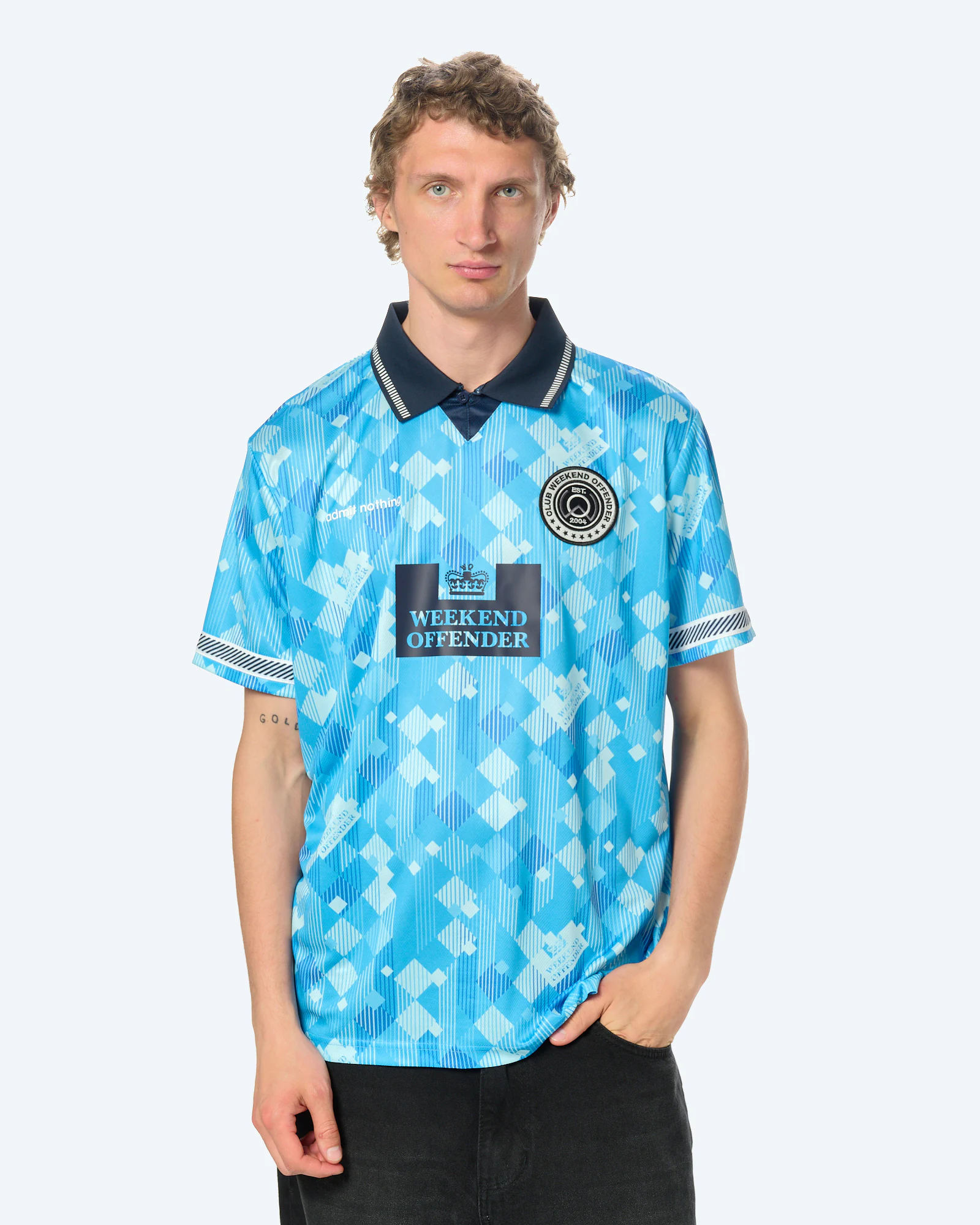 Weekend Offender ENGLAND FOOTBALL T-Shirt Blue